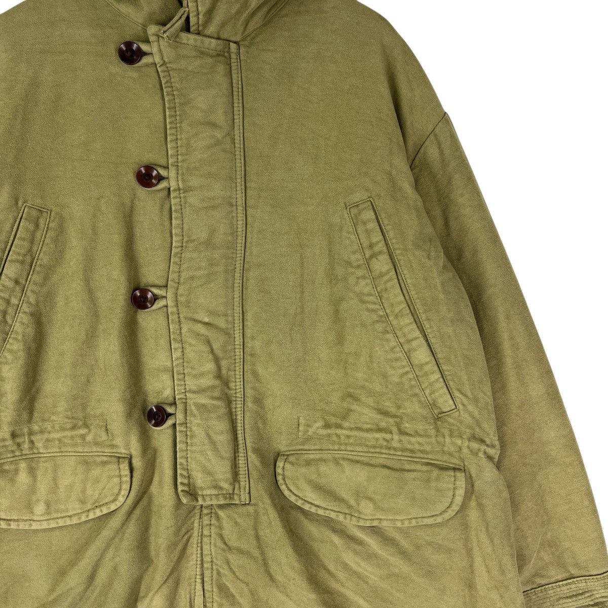 45rpm 🔥 UMI 908 45rpm MOLESKIN HOODED PARKA MADE IN JAPAN Size US L / EU 52-54 / 3 - 8 Thumbnail