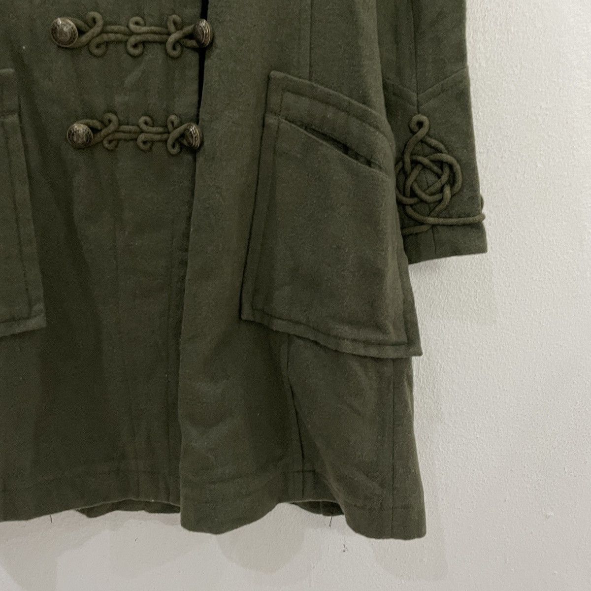 Japanese Brand Vintage Oilily Embroidery Petern Trench Coat Size L / US 10 / IT 46 - 2 Thumbnail