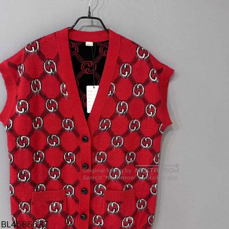 Gucci Gucci Old flower double-sided wear vest cardigan Size XS / US 0-2 / IT 36-38 - 4 Thumbnail