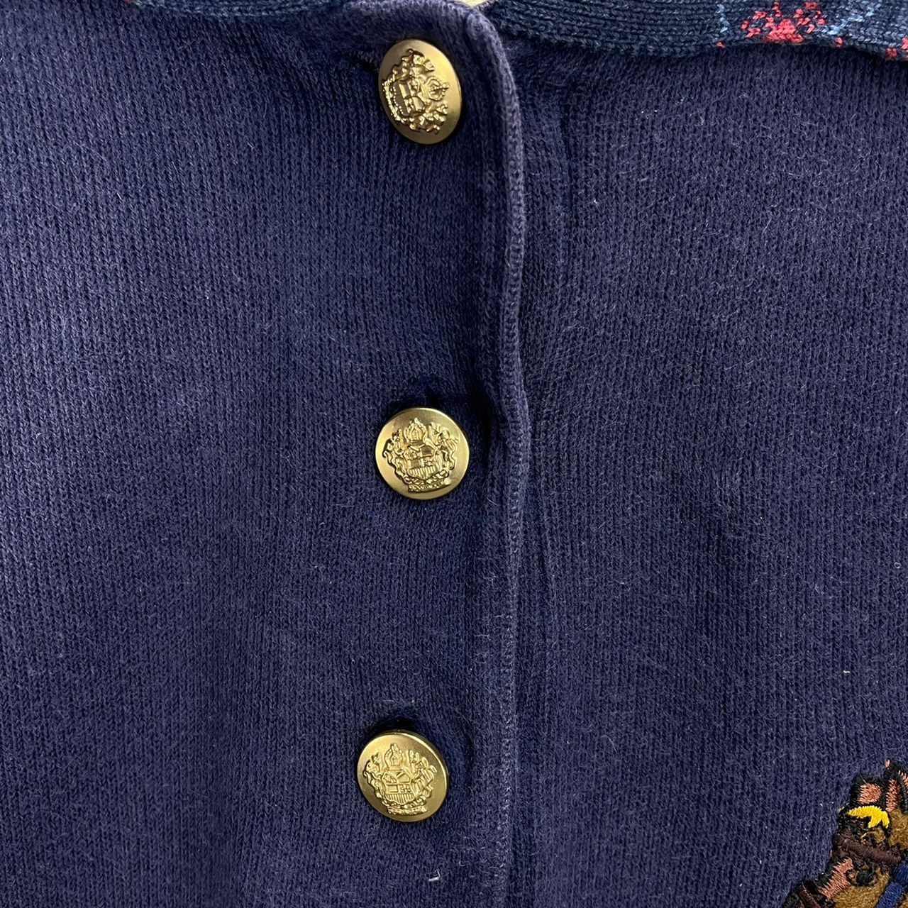 Jantzen Vintage Jantzen Collared Button Up Pullover Sweatshirt Size US L / EU 52-54 / 3 - 5 Thumbnail