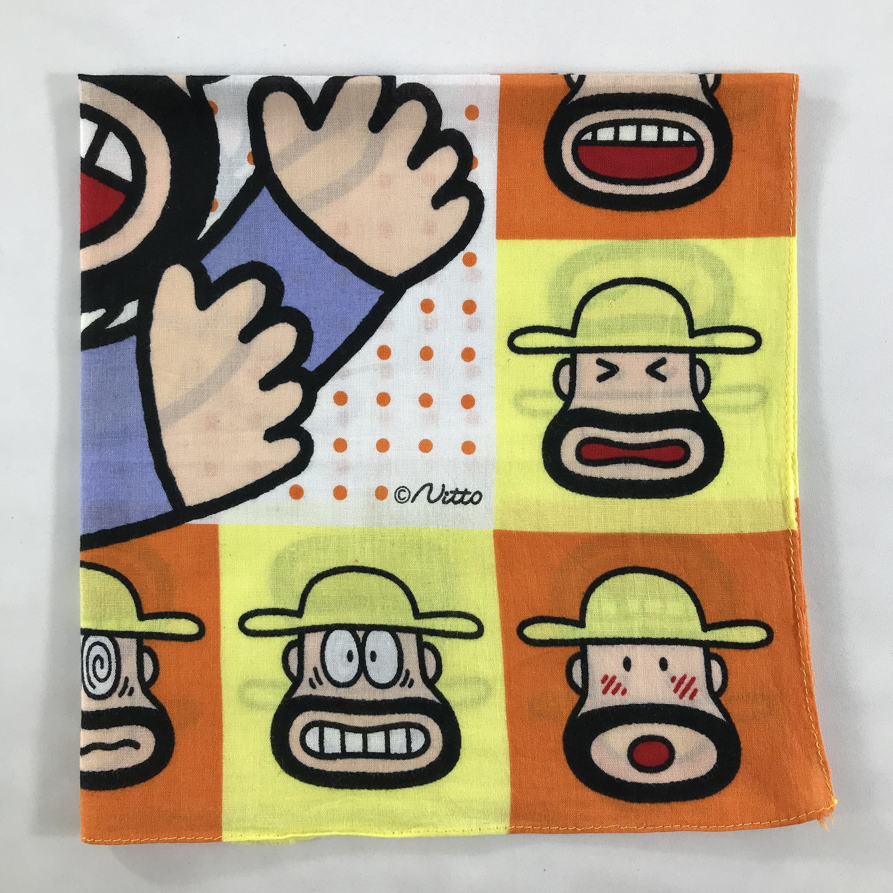 Vintage Vintage Cartoon Bandana / Handkerchief / Neckerchief - S1764 Size ONE SIZE - 5 Thumbnail