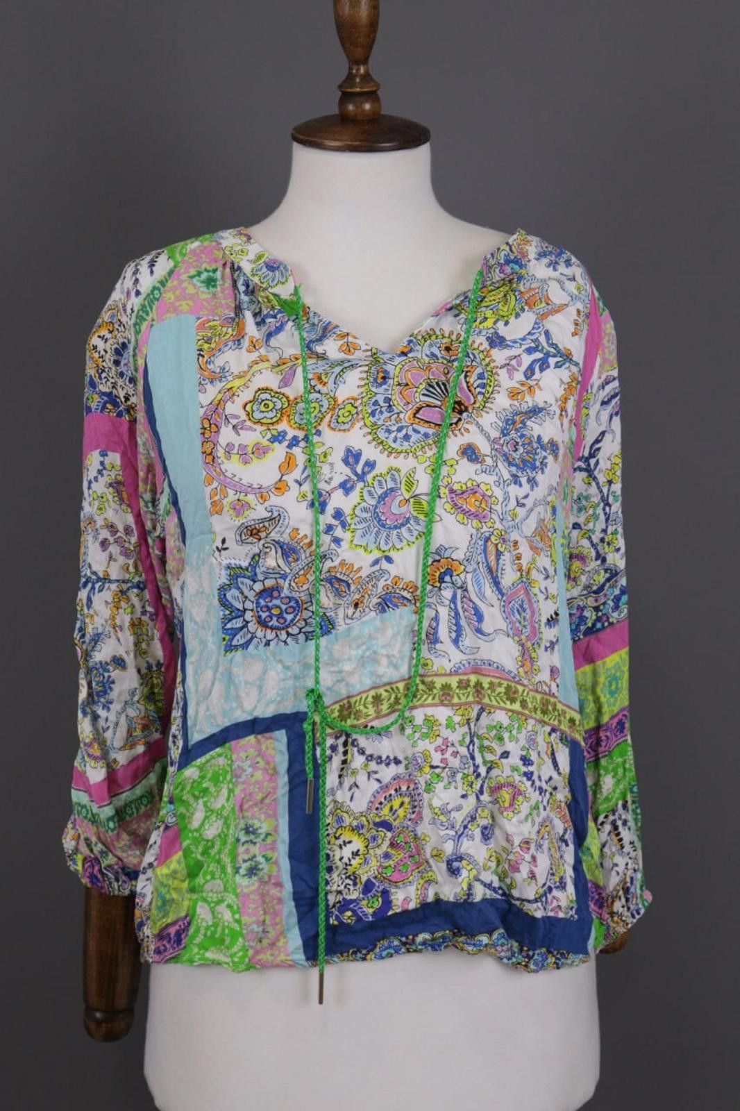 Designer Emily Van Den Bergh Jasquard Floral Blouse Shirt Size 40 Size M / US 6-8 / IT 42-44 - 1 Thumbnail