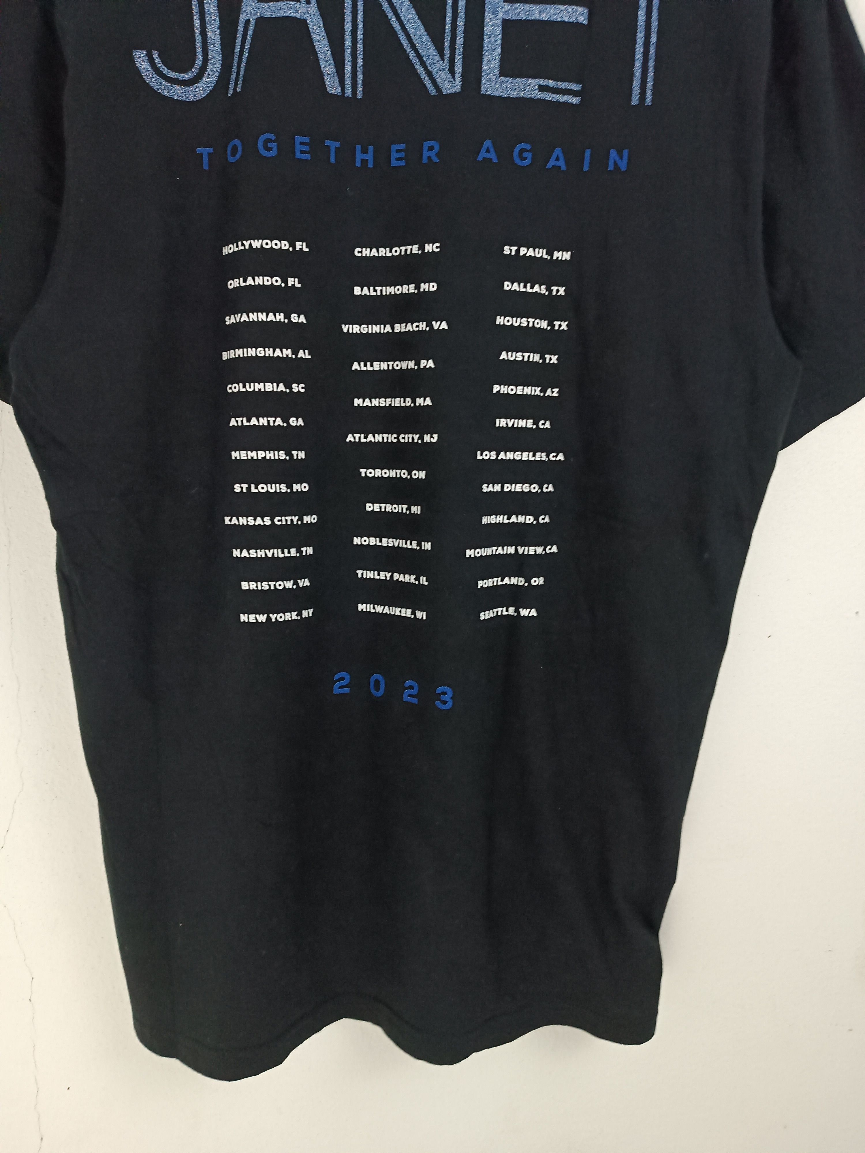 Rap Tees VINTAGE JANET JACKSON TOUR TEE mc5 timberlake nsync Size US L / EU 52-54 / 3 - 14 Thumbnail