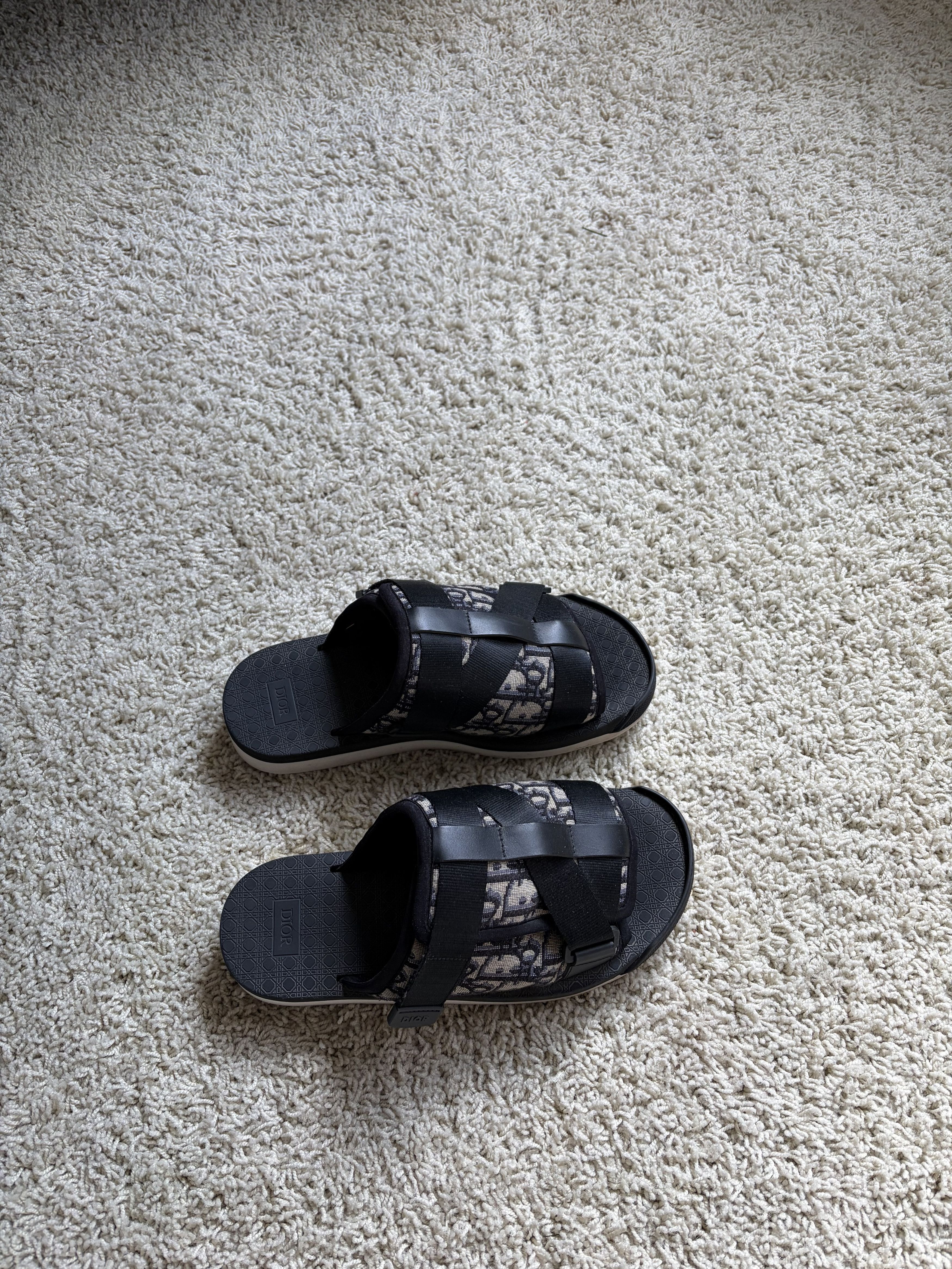 Dior Dior Alpha Slide Black Size US 7 / EU 40 - 2 Thumbnail