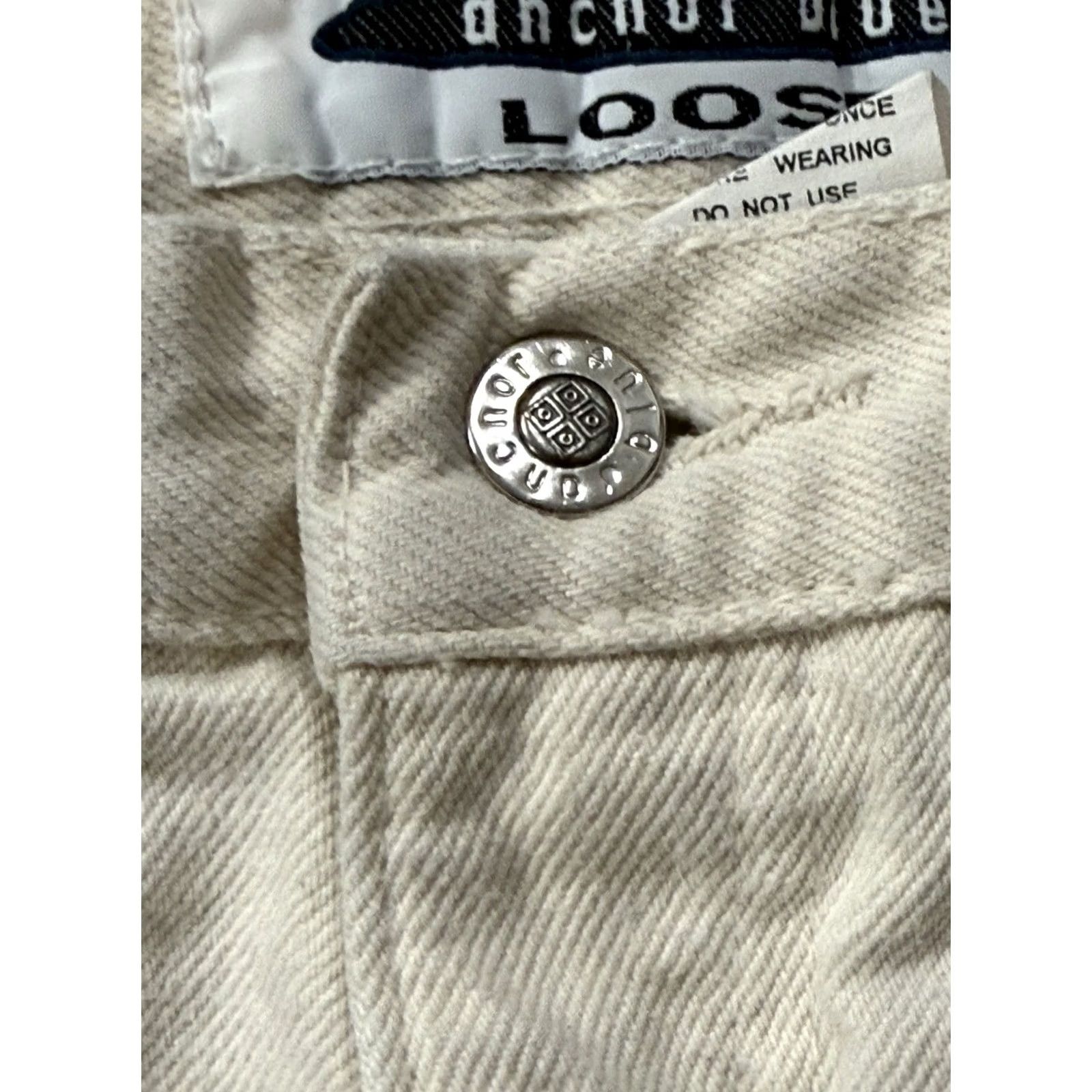 Anchor Blue VINTAGE Anchor Blue Jeans 29x28 Denim Relaxed Grunge 5-Pocket Baggy Wide-Leg Male Mens Casual Classic Size US 29 - 5 Thumbnail