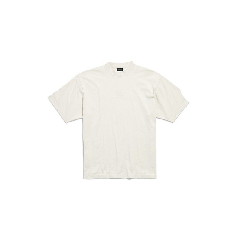 Balenciaga o1mt1gz1225 BB Classic Balenciaga T-Shirt Medium Fit Cream Size US M / EU 48-50 / 2 - 5 Thumbnail