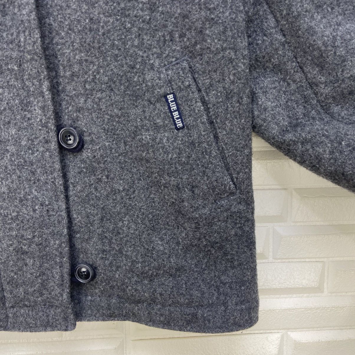 Blue Blue Japan Blue Blue Japan H.R. Market Acrylic Wool Jacket Size XS / US 0-2 / IT 36-38 - 5 Thumbnail