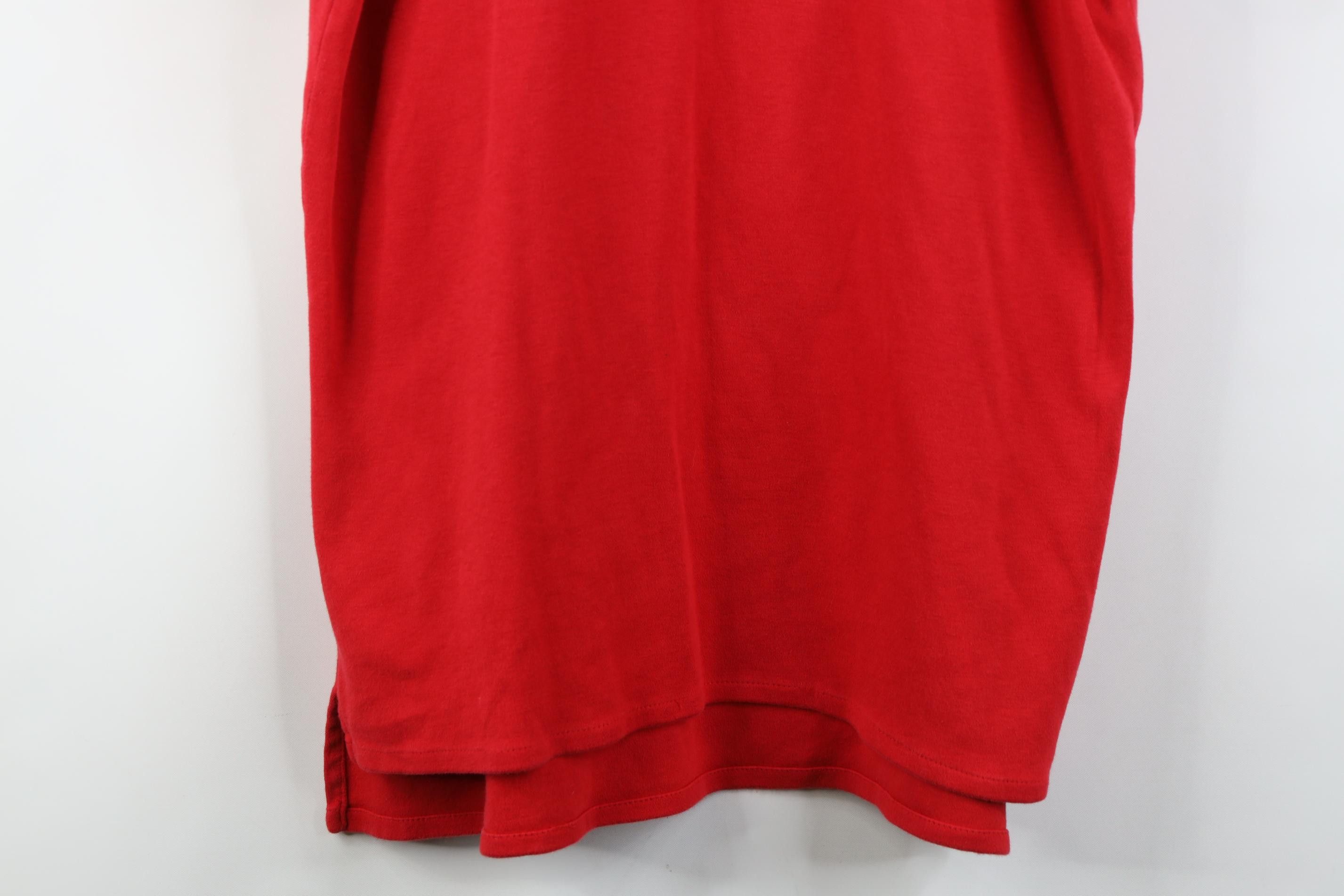 Eddie Bauer Vintage 90s Eddie Bauer Soft Cotton Golf Polo Shirt Red Size US M / EU 48-50 / 2 - 3 Thumbnail