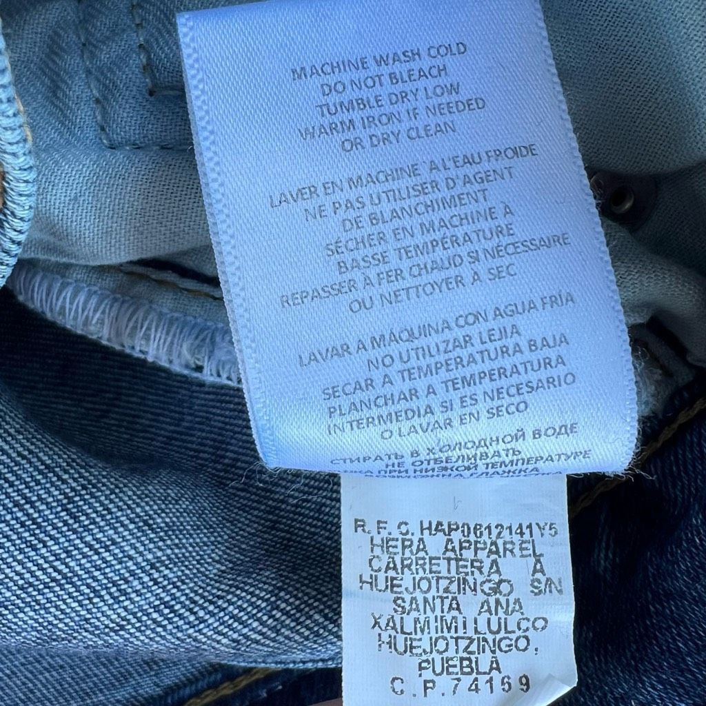 RE/DONE RE/DONE High-Rise 70S Stove Pipe Ankle Jeans Button Fly Worn True Indigo, 27 Size 27" / US 4 / IT 40 - 9 Thumbnail