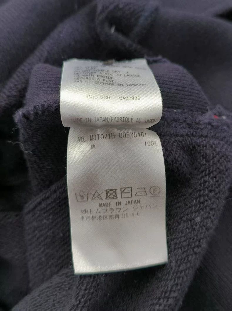Thom Browne Thom BrowneClassic four-bar dark blue sweatshirt 2503-Next Size US M / EU 48-50 / 2 - 7 Thumbnail