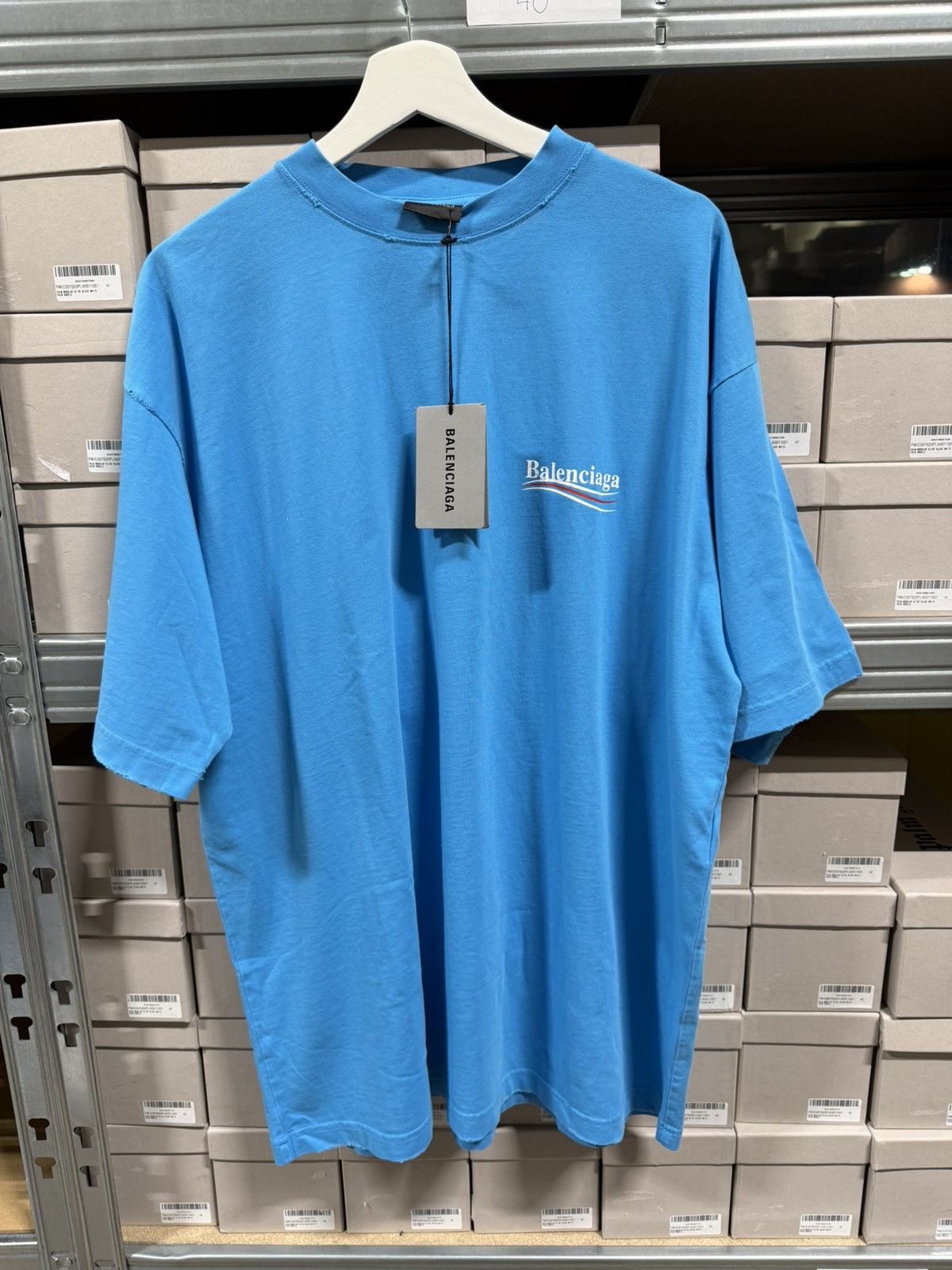 Balenciaga Balenciaga Campaign T-Shirt NEW 750$ Size US XXL / EU 58 / 5 - 1 Thumbnail