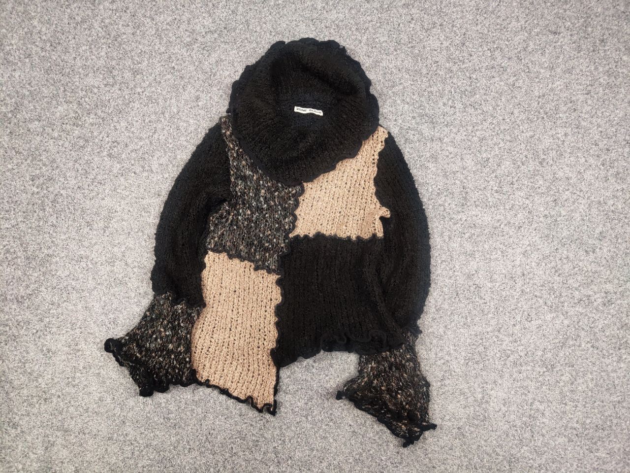 If Six Was Nine VTG Avant Garde Hysteric Glamour Style patchwork Sweater Y2K Size US S / EU 44-46 / 1 - 2 Thumbnail