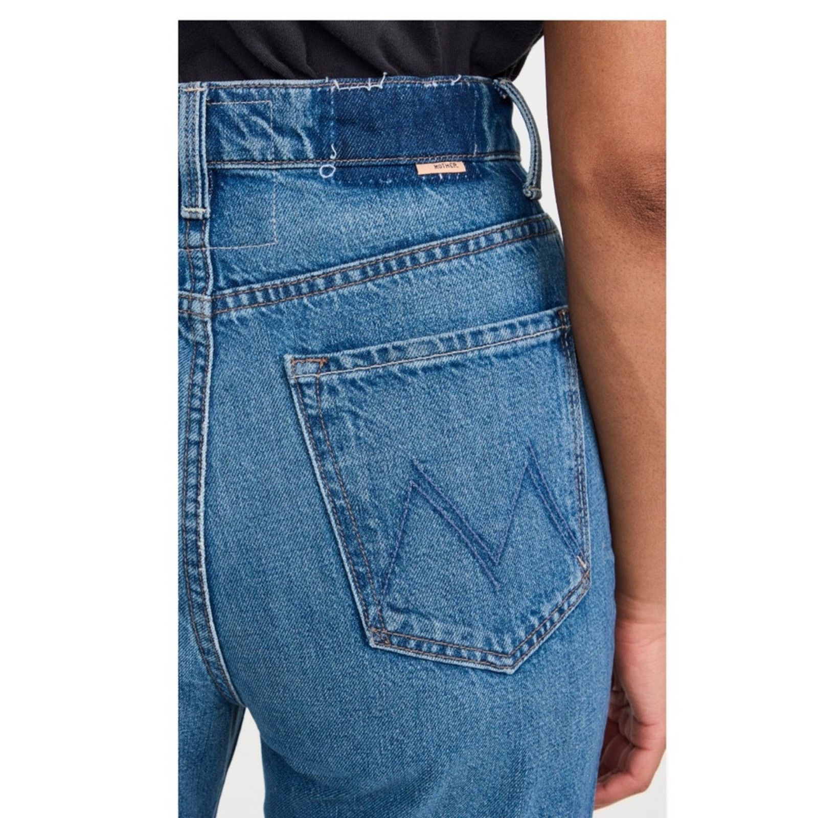 MOTHER NEW MOTHER SUPERIOR The Tune Up Hover Cuff Jean - 25 - $258 Size 25" / US 0 / IT 36 - 8 Thumbnail