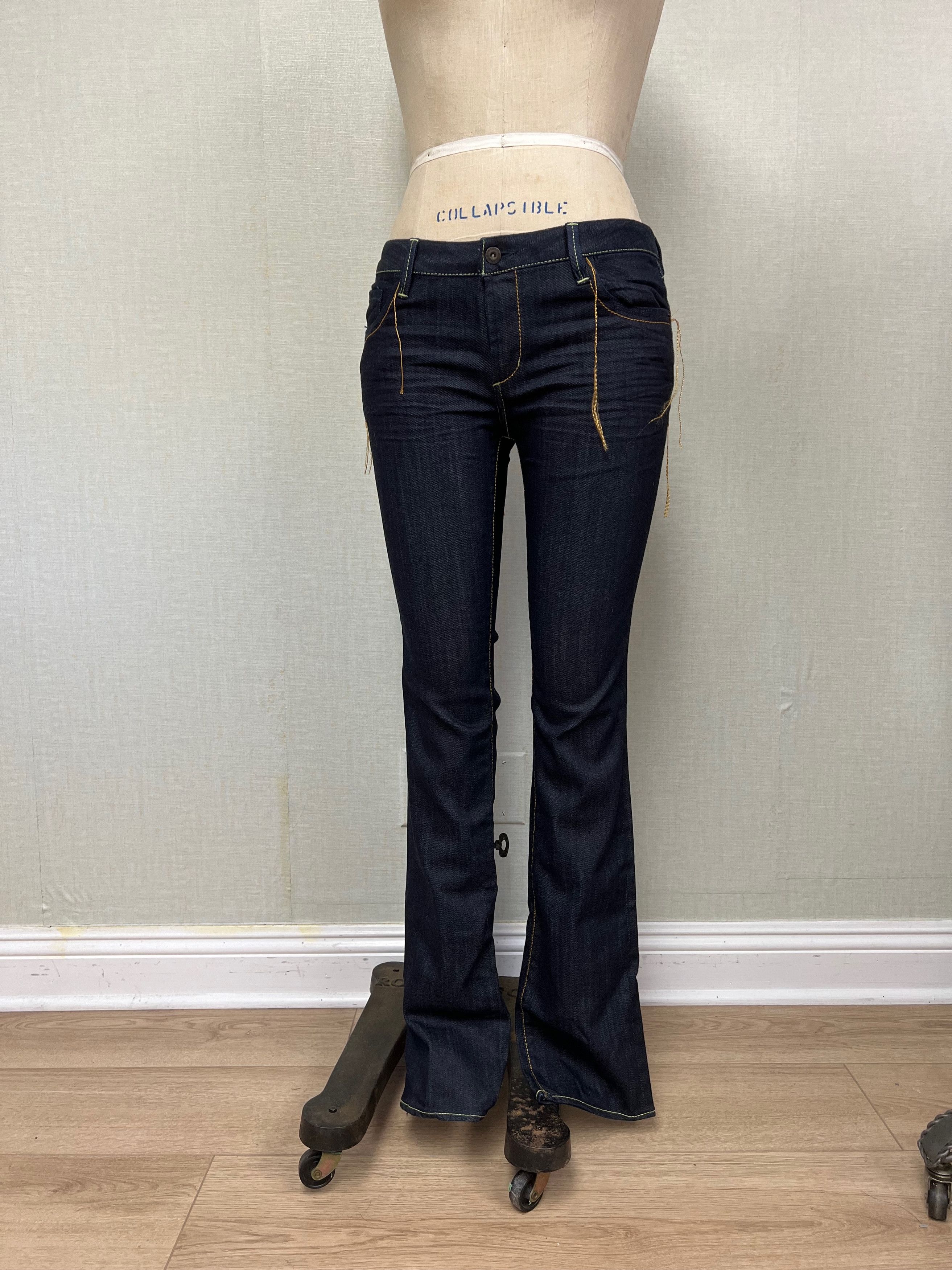 Vintage NWT Vintage Kunna Dark Wash Straight Low Rise Jeans 31 Size 31" - 1 Thumbnail