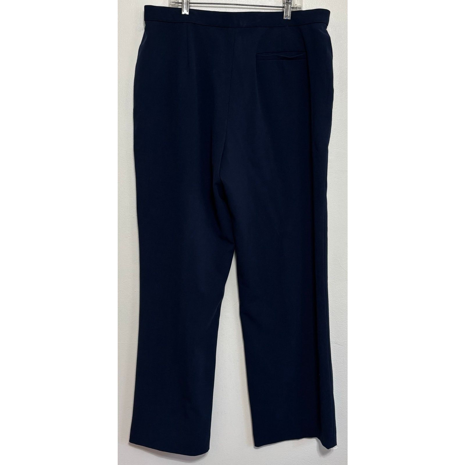 Haggar Haggar Women's Navy Blue Career Panta Size 14 Size 36" / US 14 / IT 50 - 2 Thumbnail
