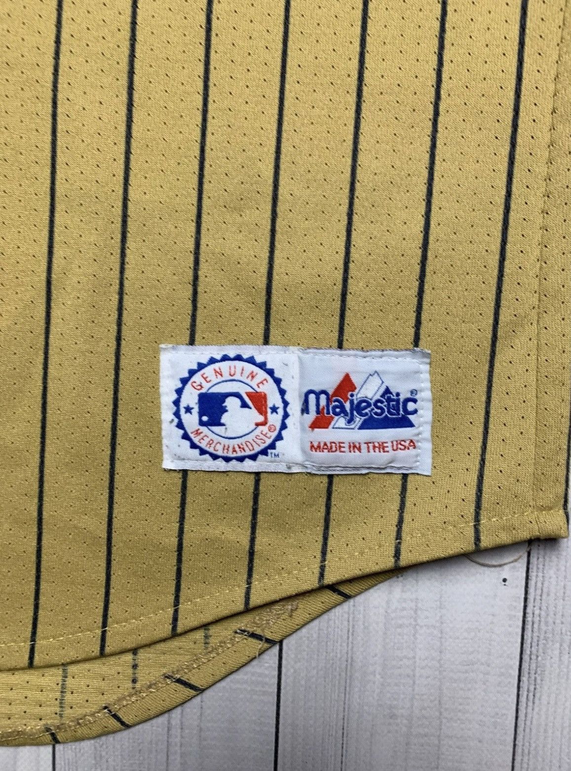 MLB × Vintage Vintage Houston Astros jersey Gold very rare USA size XL Size US XL / EU 56 / 4 - 5 Thumbnail