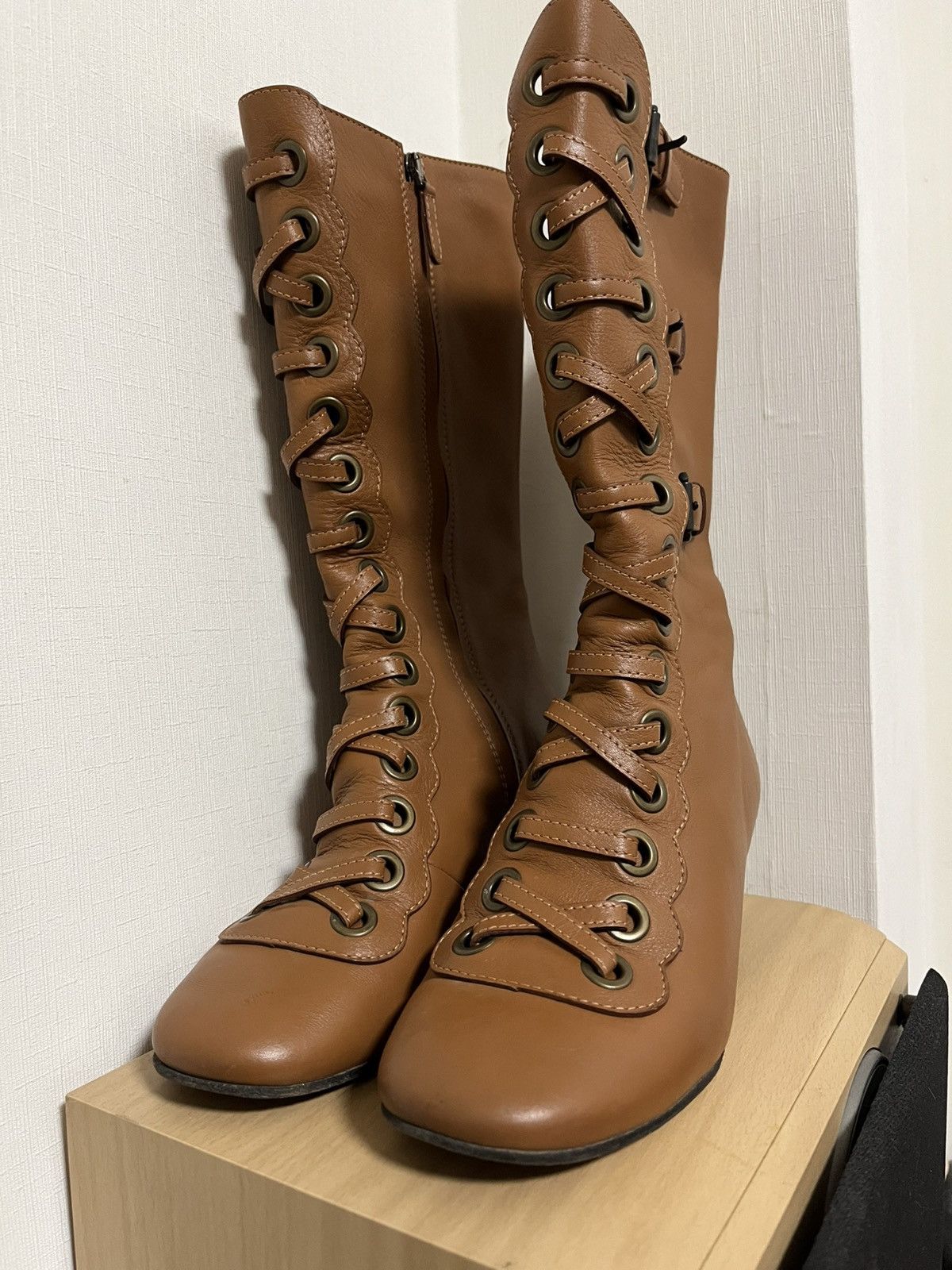 Chloe CHLOÉ Orson Iconic Rare Calf Ankle Boots Size US 8 / IT 38 - 3 Thumbnail