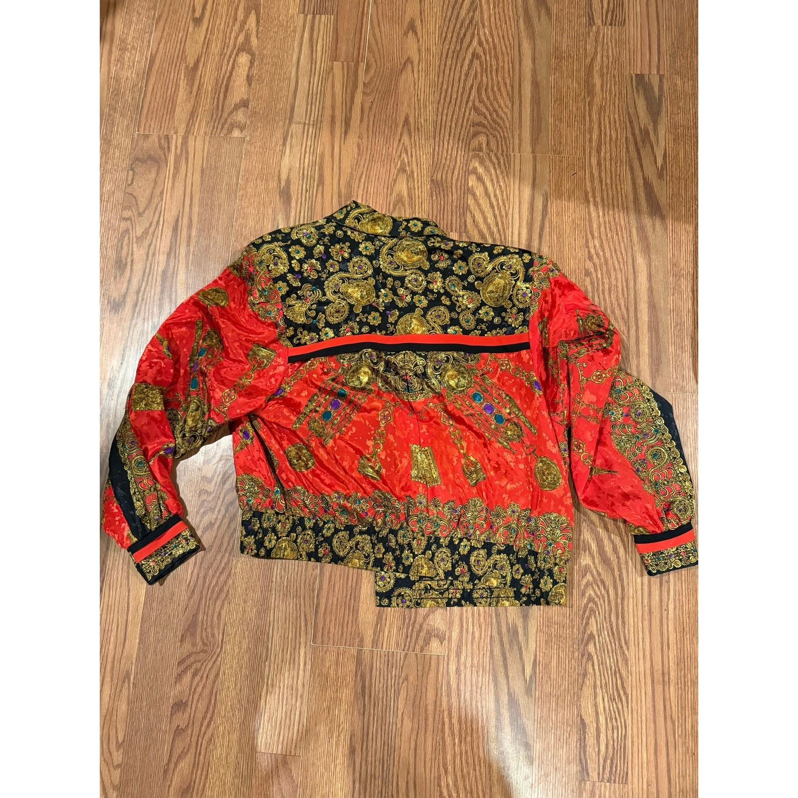 Other 70s/80s Silk Howard Wolf Blazer Size XL / US 12-14 / IT 48-50 - 5 Thumbnail