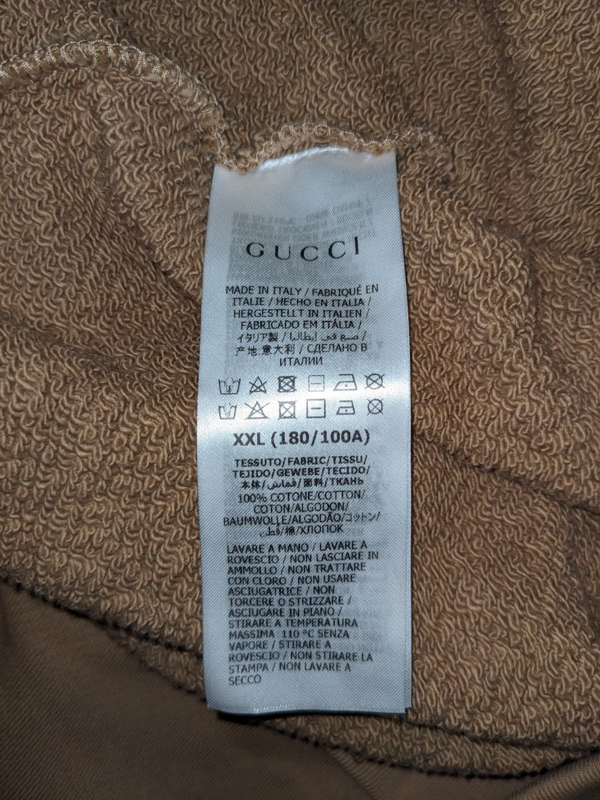 Gucci 2021 GUCCI X THE NORTH FACE COTTON HOODED SWEATSHIRT BROWN Size US XXL / EU 58 / 5 - 7 Thumbnail