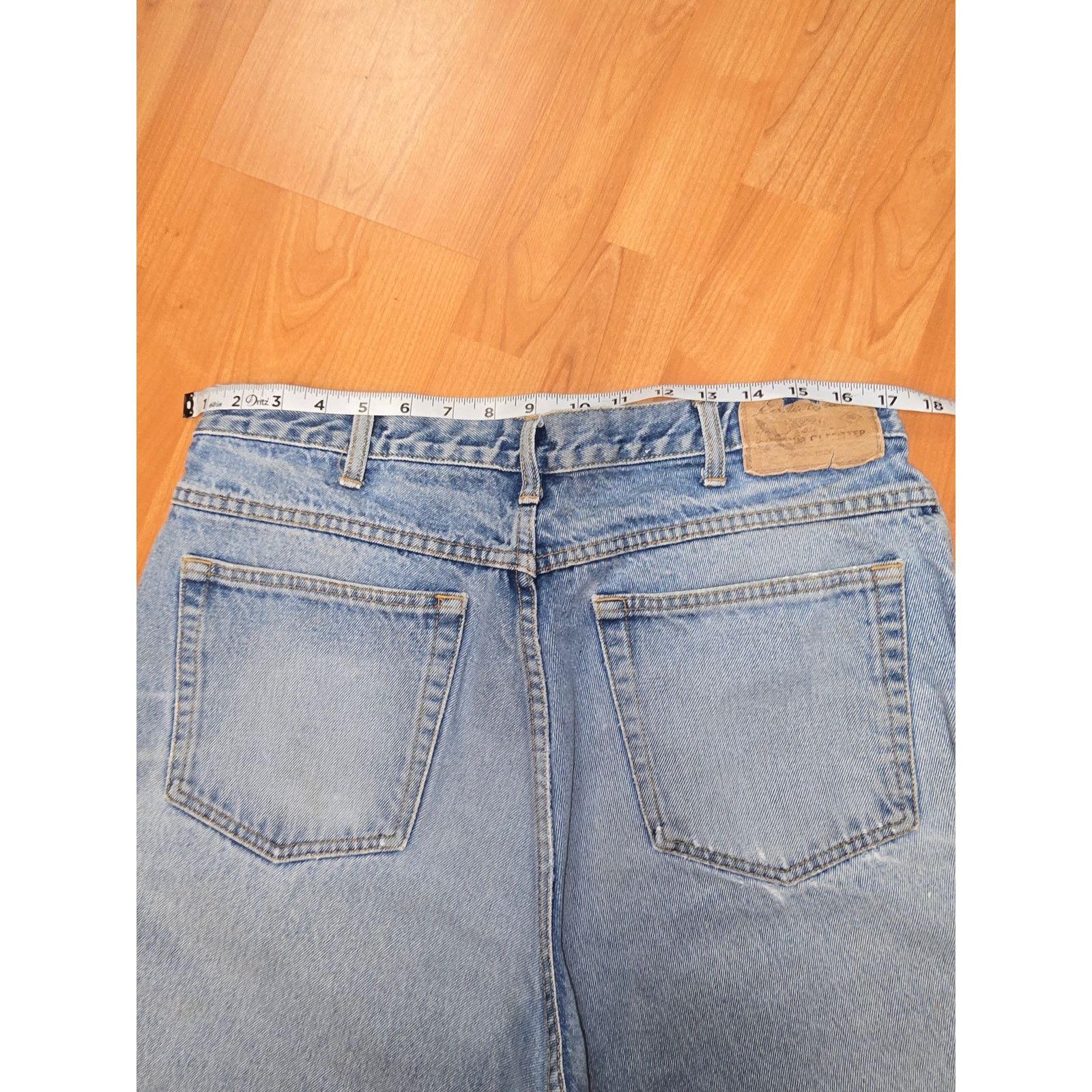 Eddie Bauer Eddie Baur Jeans 36x36 Light Wash Denim Natural Distressing Size US 36 / EU 52 - 11 Thumbnail