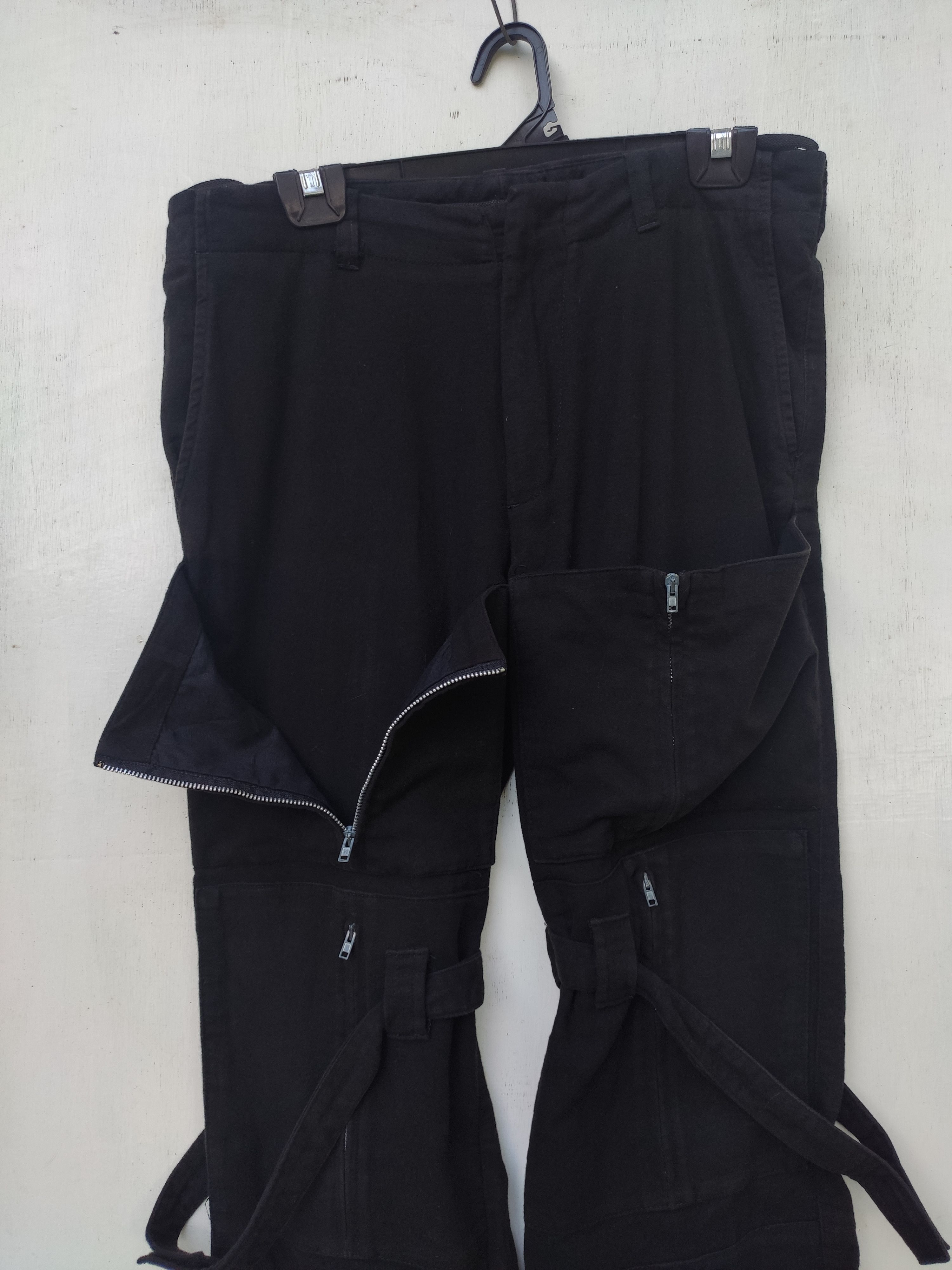Helmut Lang AW 1999 Bondage pants with zipper Pockets and straps Size US 33 - 9 Thumbnail