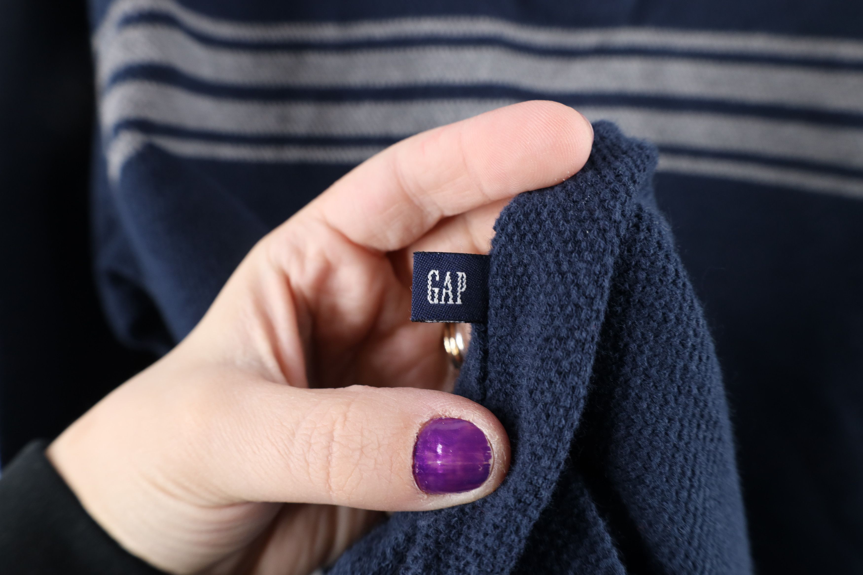 Gap × Vintage Vintage Gap Heavyweight Thermal Knit Long Sleeve Polo Size US M / EU 48-50 / 2 - 4 Thumbnail