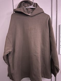 Buy Fear of God Essentials Hoodie 'Olive' - 0192 25050 0247 031