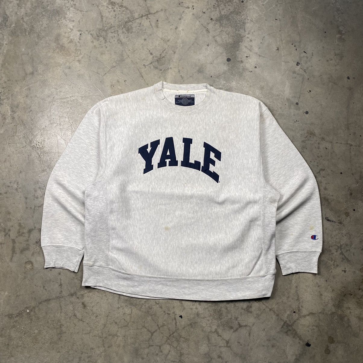 Champion Grail💥y2k Yale Reverse Weave Crewneck Size US L / EU 52-54 / 3 - 1 Thumbnail