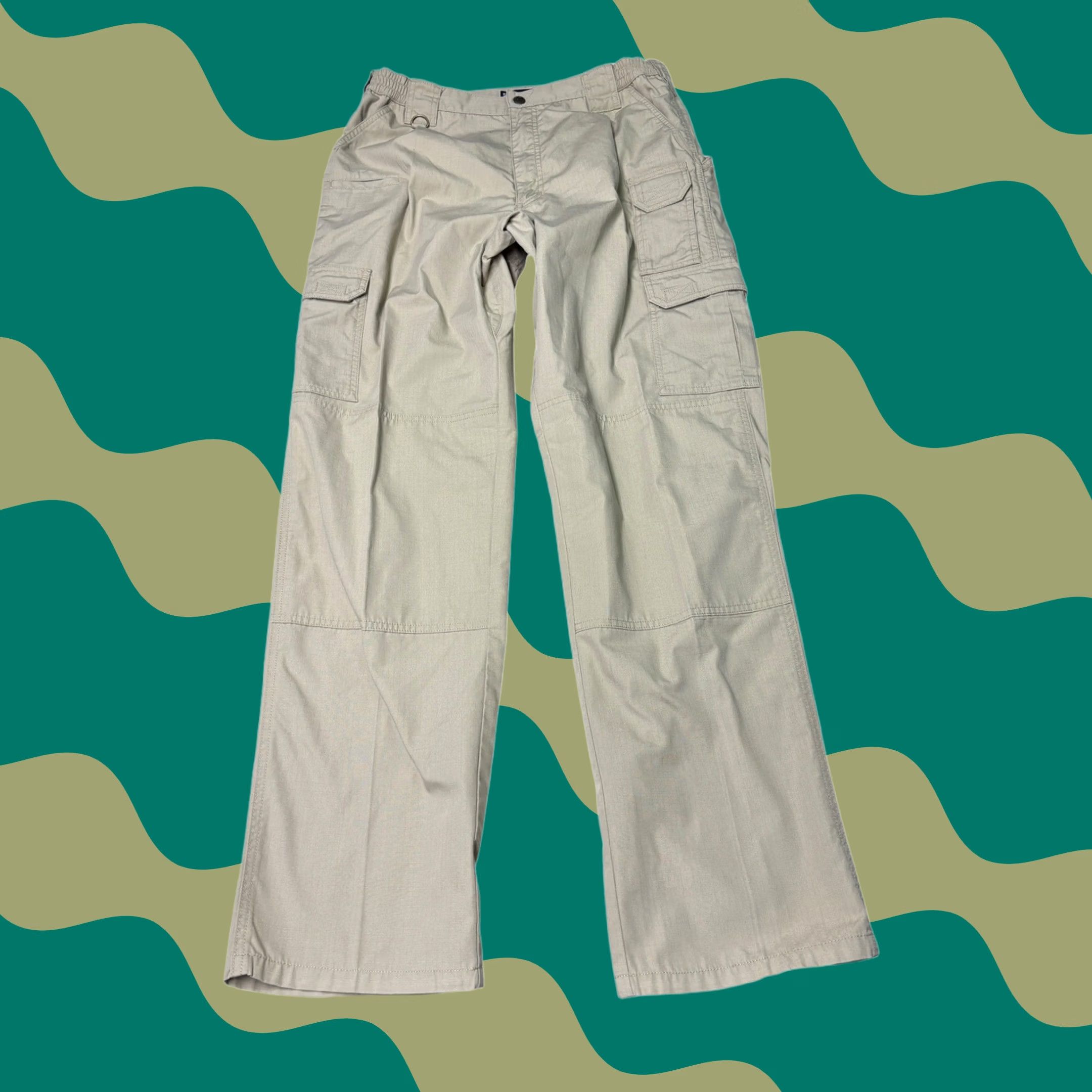 Vintage 5.11® Men's Regular Fit Taclite Pro Ripstop Cargo Pants 36x34 Tan Utility 74273 Size US 36 / EU 52 - 1 Thumbnail
