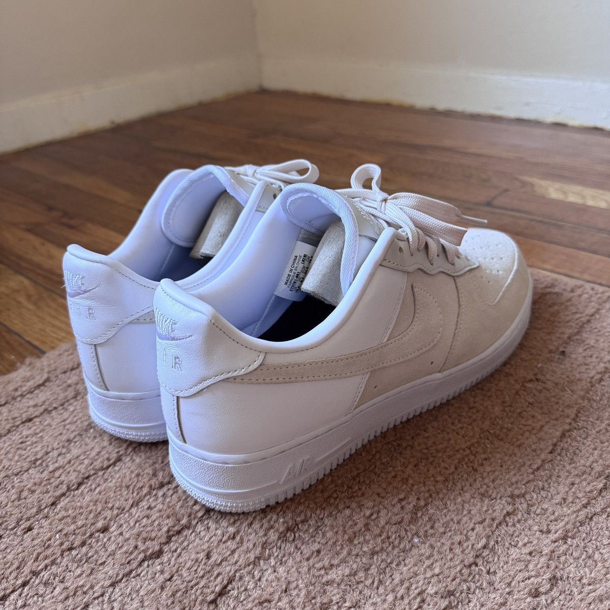 Nike NikeID Air Force 1 Tan Suede Size US 10.5 / EU 43-44 - 3 Thumbnail