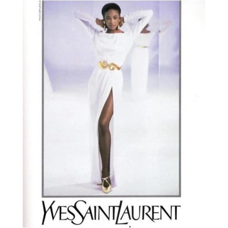 Yves Saint Laurent Yves Saint Laurent Gold Metal Belt – Vintage 80’s – One Size Size ONE SIZE - 13 Thumbnail