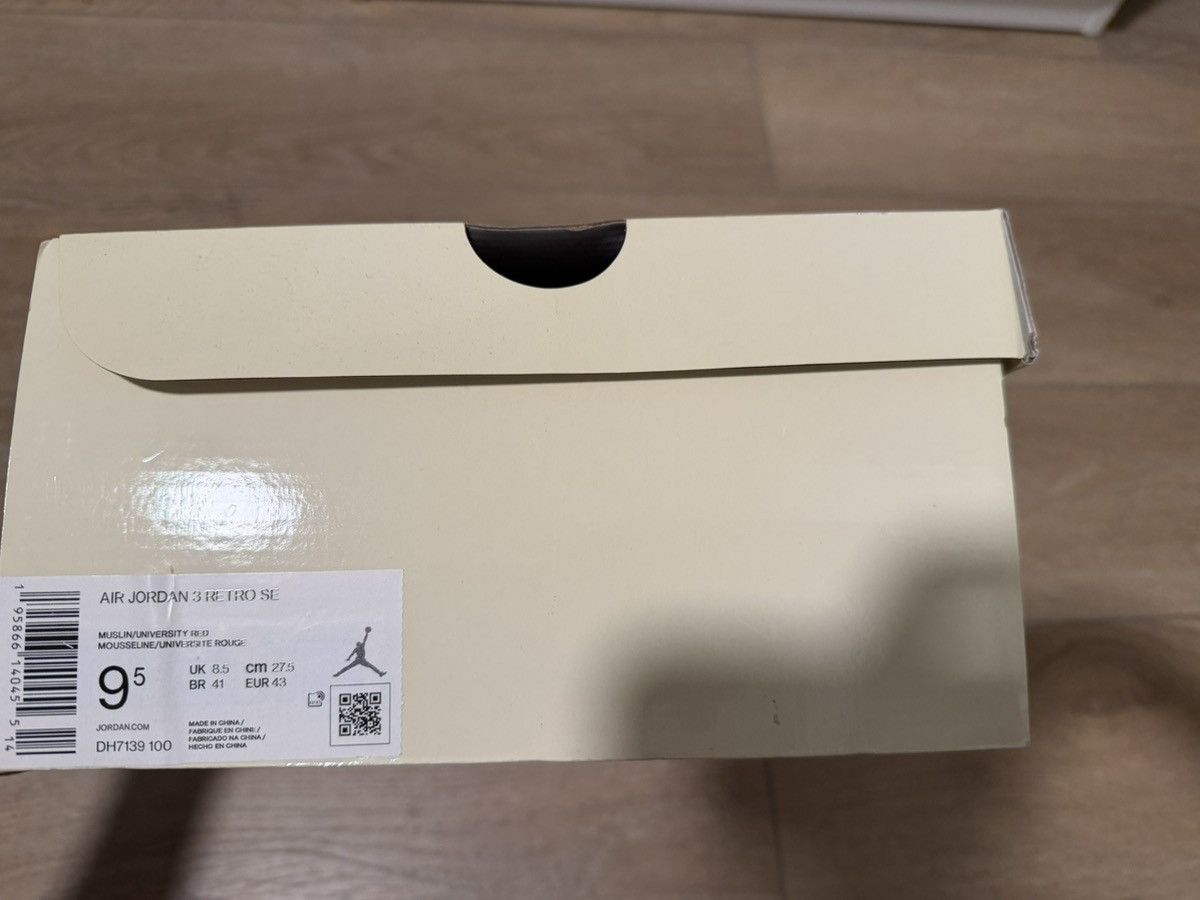 Nike Jordan 3 Muslin Size US 9.5 / EU 42-43 - 6 Thumbnail