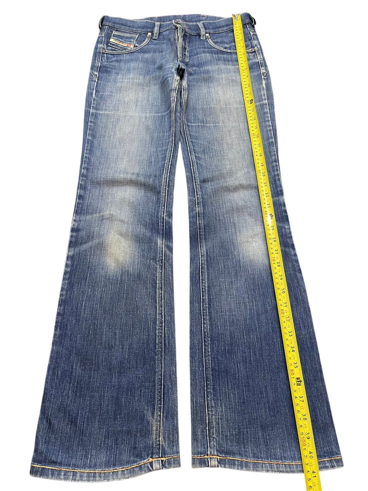 Diesel Vintage Diesel Industry Faded Wash Style Wide Leg Jeans Size US 30 / EU 46 - 13 Thumbnail