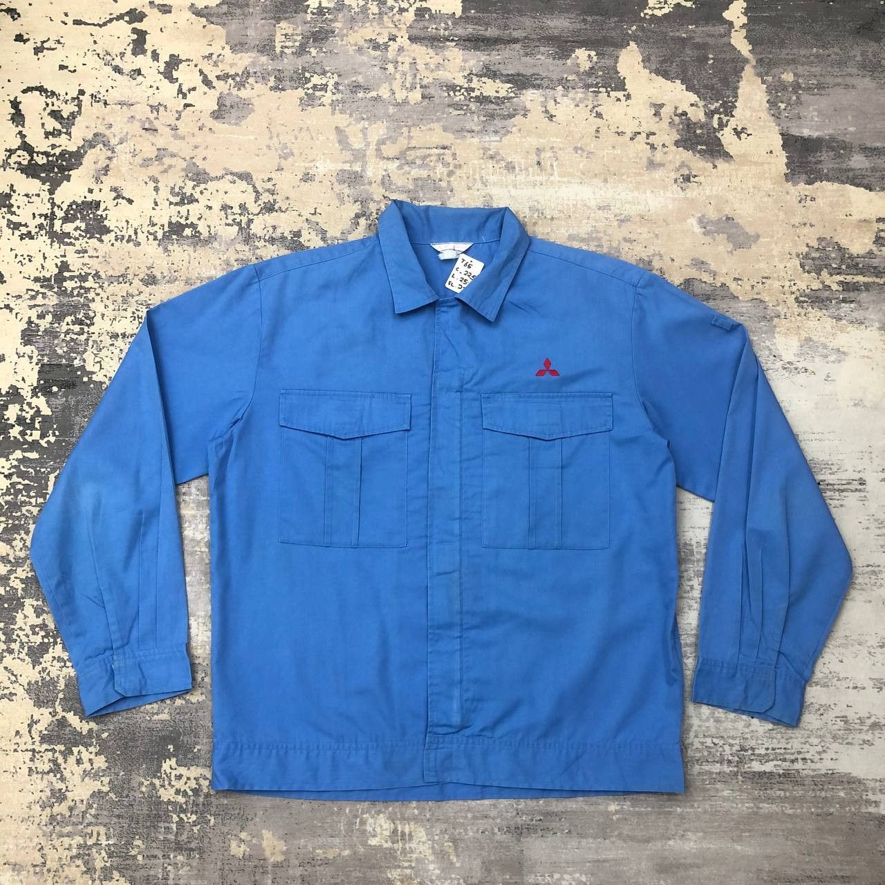 image of T65 VTG Mitsubishi Workwear Jacket in Blue, Men's (Size Large)