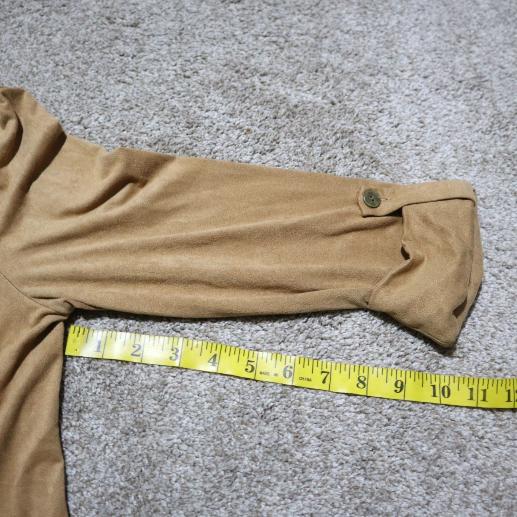 Vintage New Directions Shirt Women's L Brown Linen Roll Tab Sleeve Button Up Blouse Size L Size L / US 10 / IT 46 - 6 Thumbnail
