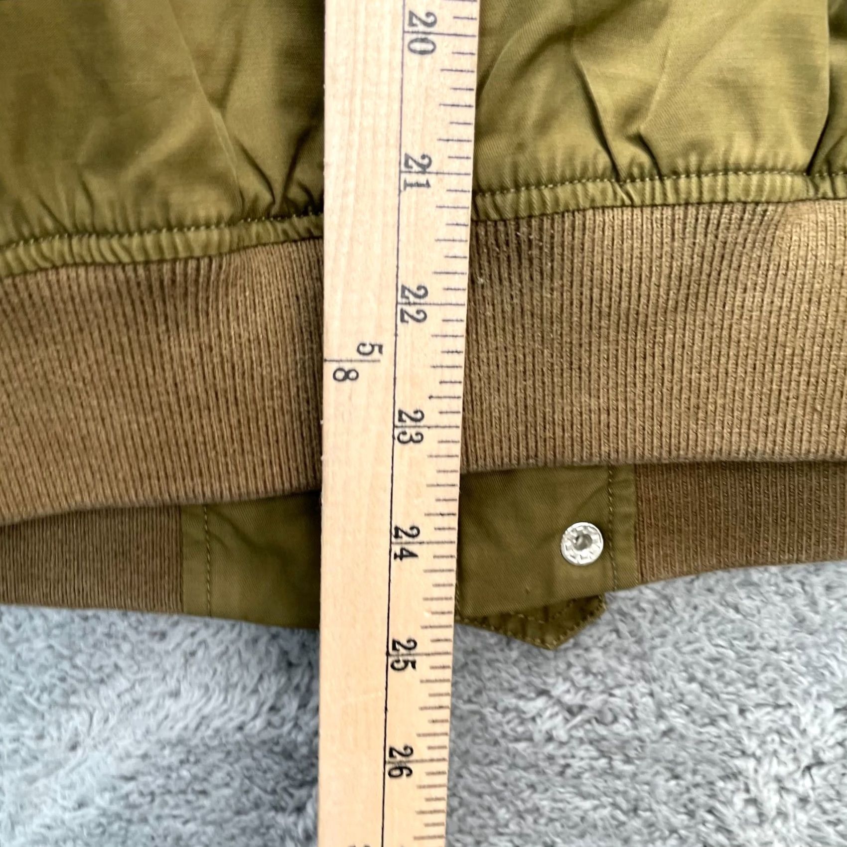 J.Crew J.CREW Jacket Mens Small Green Bomber Coat Cotton Pockets Long Sleeve Full Zip Size US S / EU 44-46 / 1 - 6 Thumbnail