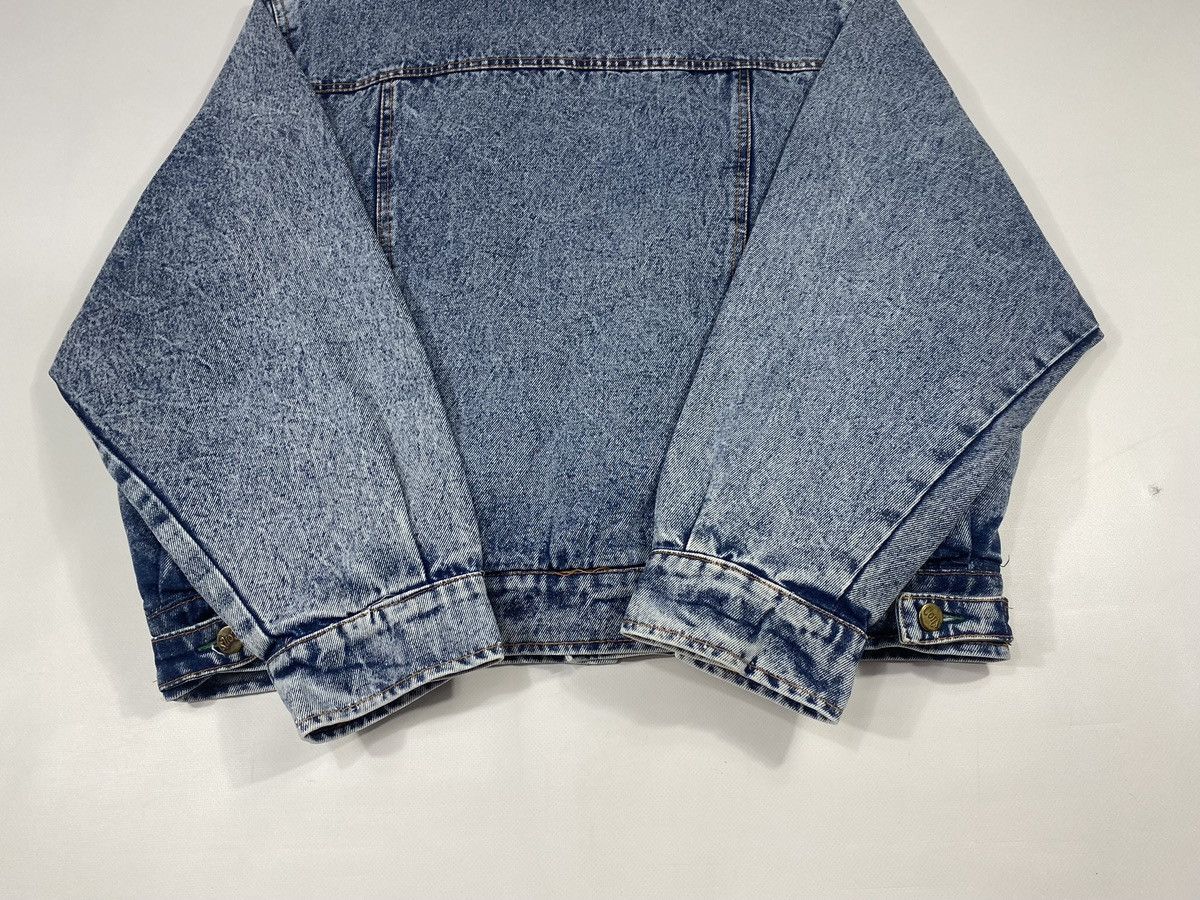Vintage 🔥LASTDROP🔥 Vintage 90s Baggy Oversized Sherpa Denim Jacket Size US L / EU 52-54 / 3 - 13 Thumbnail