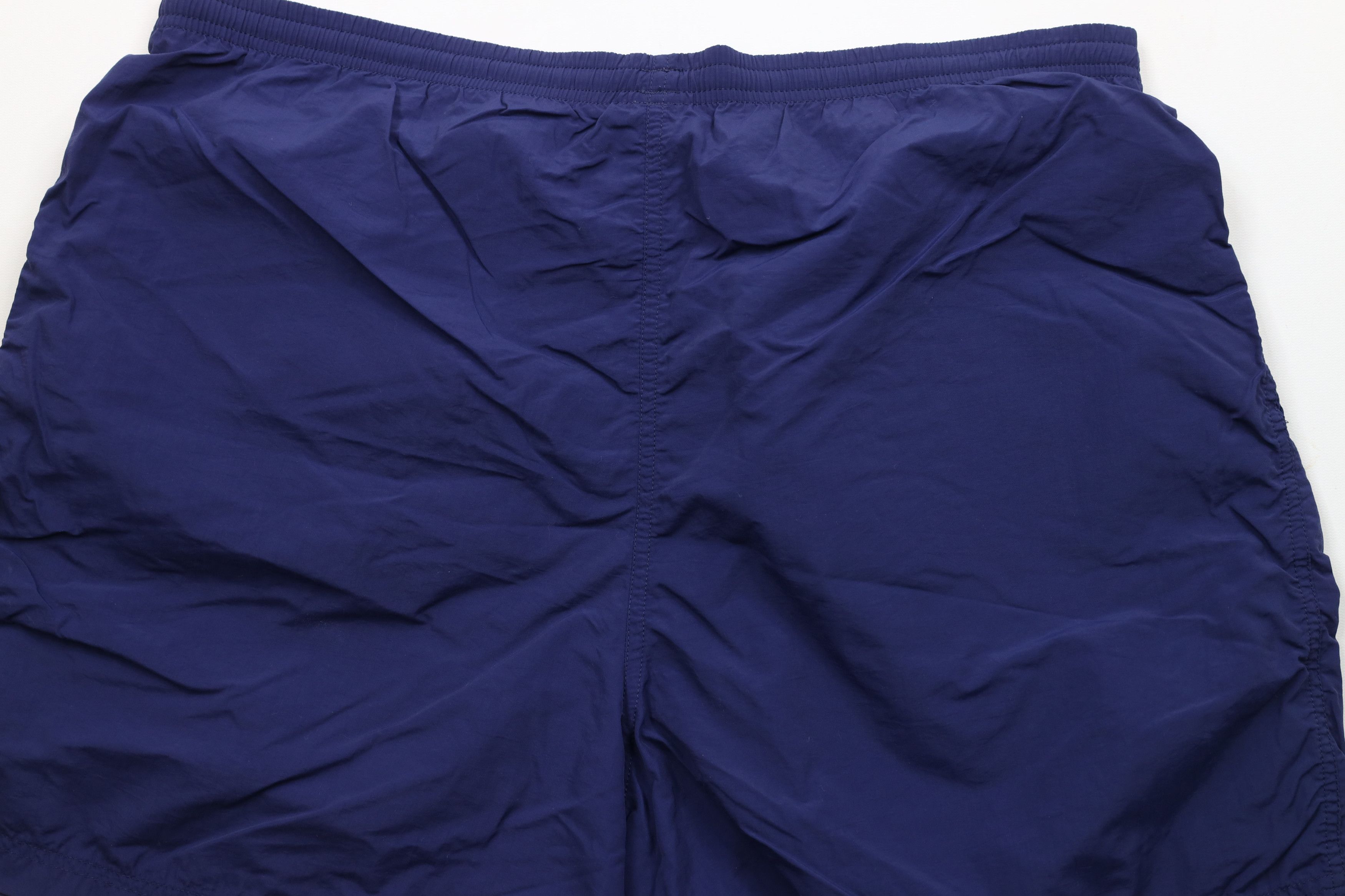 L.L. Bean × Vintage Vintage 90s LL Bean Spell Out Box Logo Shorts Blue Nylon Size 38" / US 16 / IT 52 - 13 Thumbnail