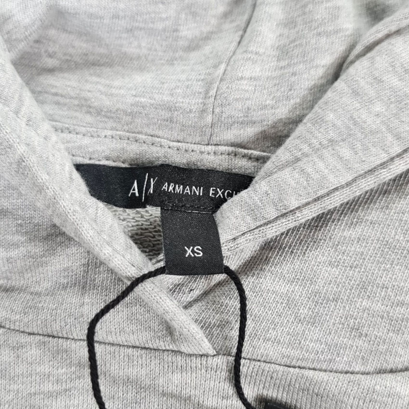 Armani Exchange Armani Exchange Womens Hoodie Grey XS Cotton Logo Pullover Sweatshirt Casual Modern City Logo Womens XS Grey Cotton Logo Pullover Hoodie Size XS / US 0-2 / IT 36-38 - 3 Thumbnail