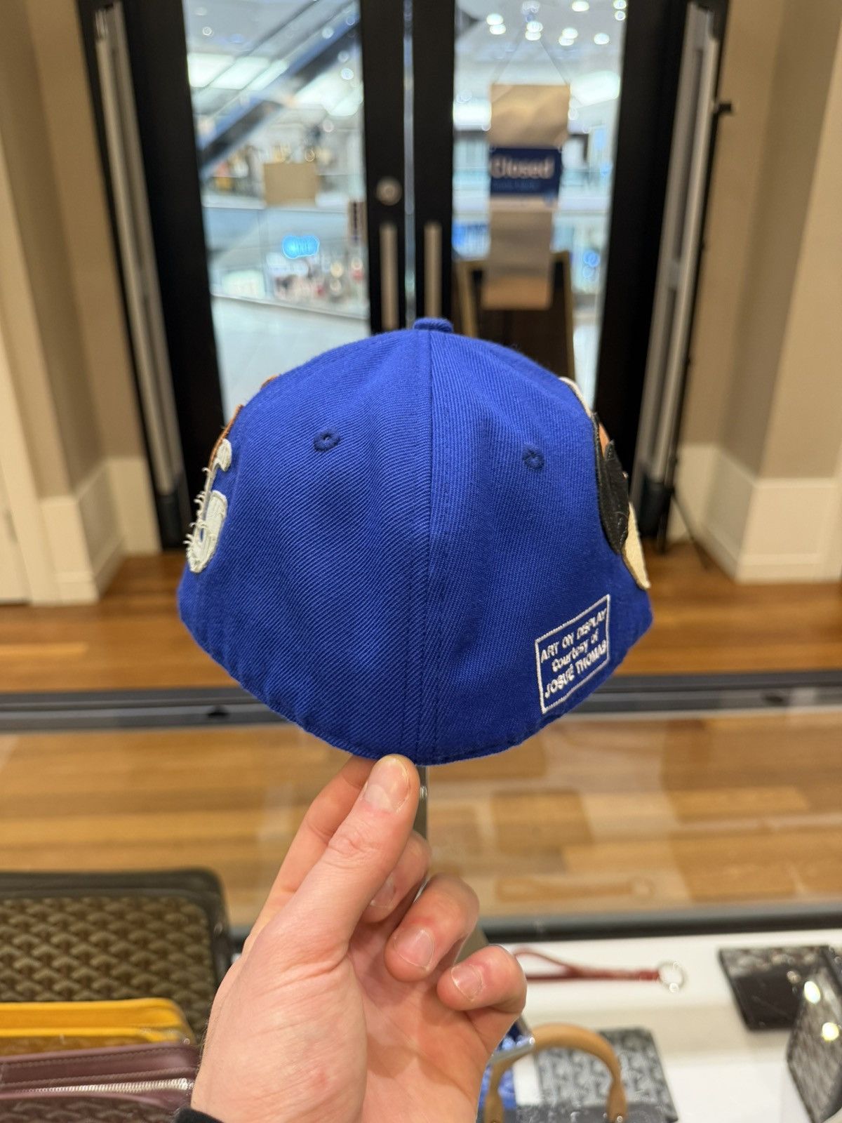 Gallery Dept. Gallery Dept. “Art That Kills” G Patch Fitted Hat - Blue Size ONE SIZE - 4 Thumbnail