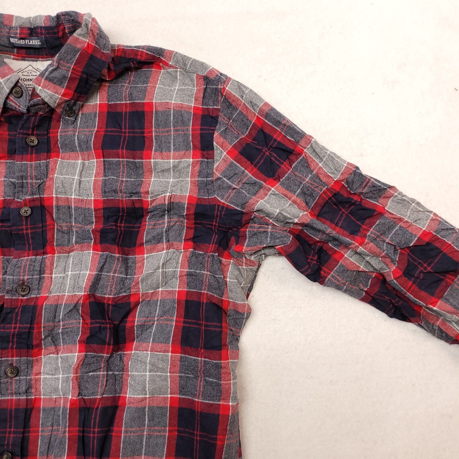 St. Johns Bay St Johns Bay Tartan Flannel Button Up Shirt Mens Size M Red Size US M / EU 48-50 / 2 - 5 Thumbnail