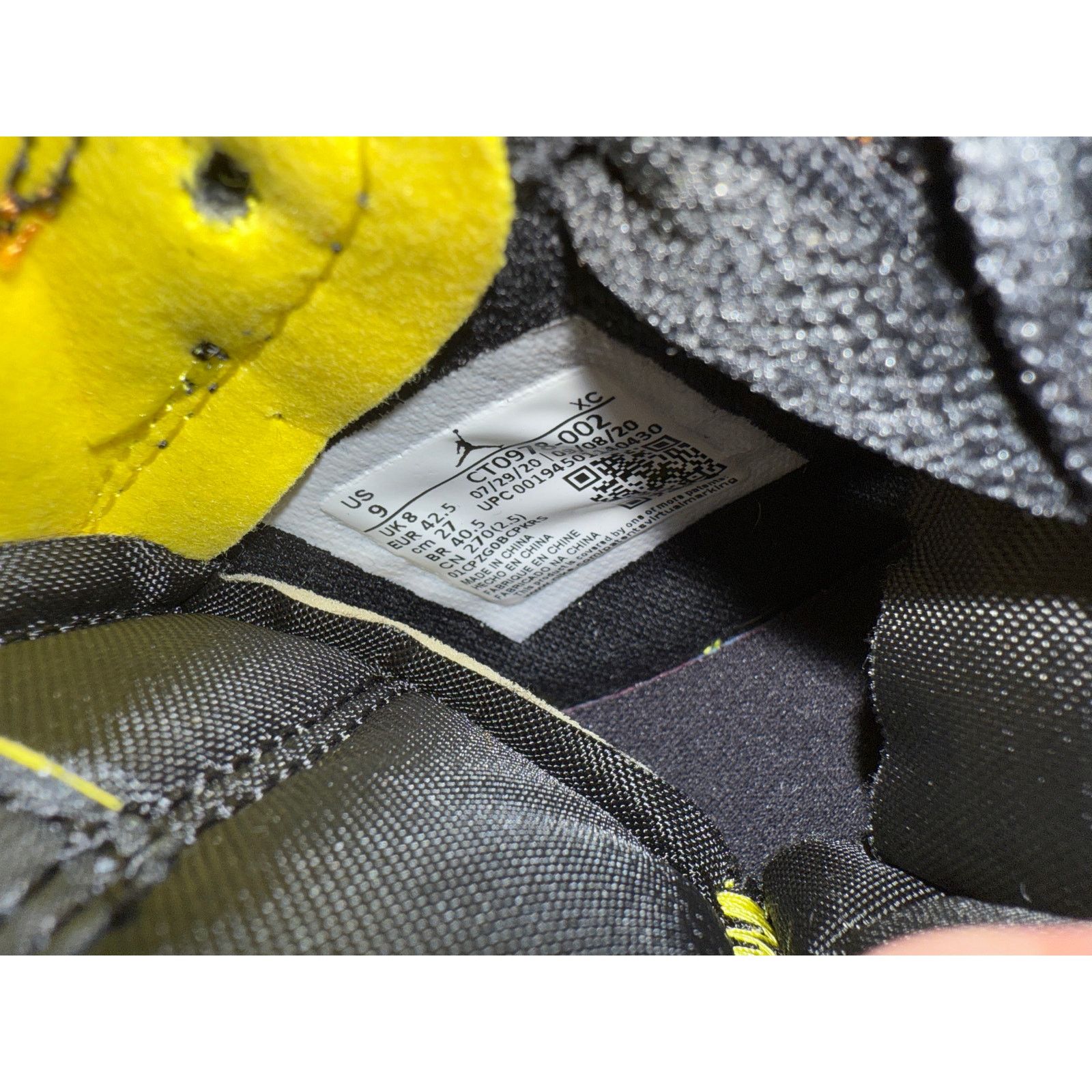 Jordan Brand Jordan 1 High Zoom Air CMFT -Black Monarch - Sz 9M Size US 9 / EU 42 - 6 Thumbnail