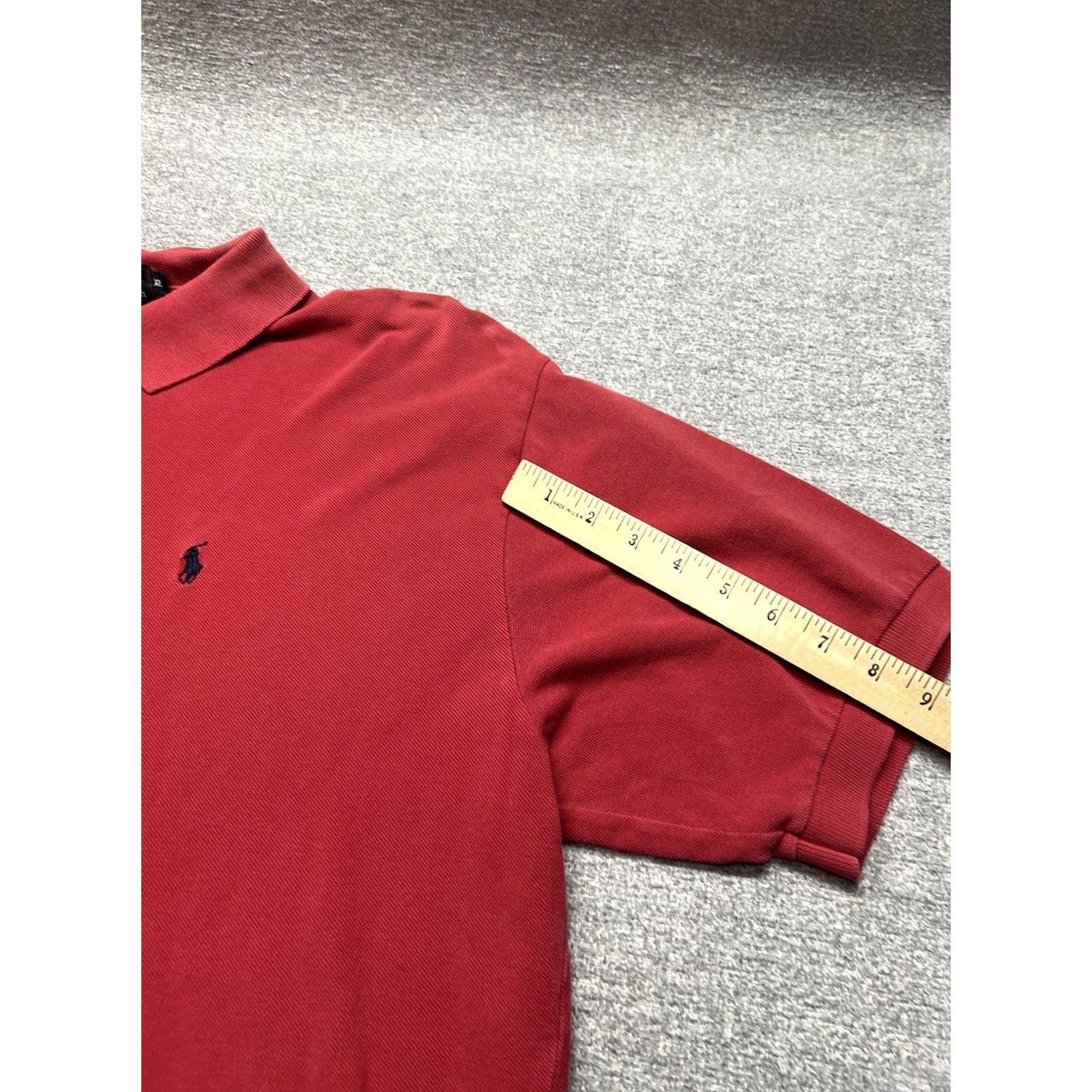 Polo Ralph Lauren Polo Ralph Lauren Polo Shirt Men XL Red Short Sleeve Pony Logo Vintage No Size US XL / EU 56 / 4 - 6 Thumbnail