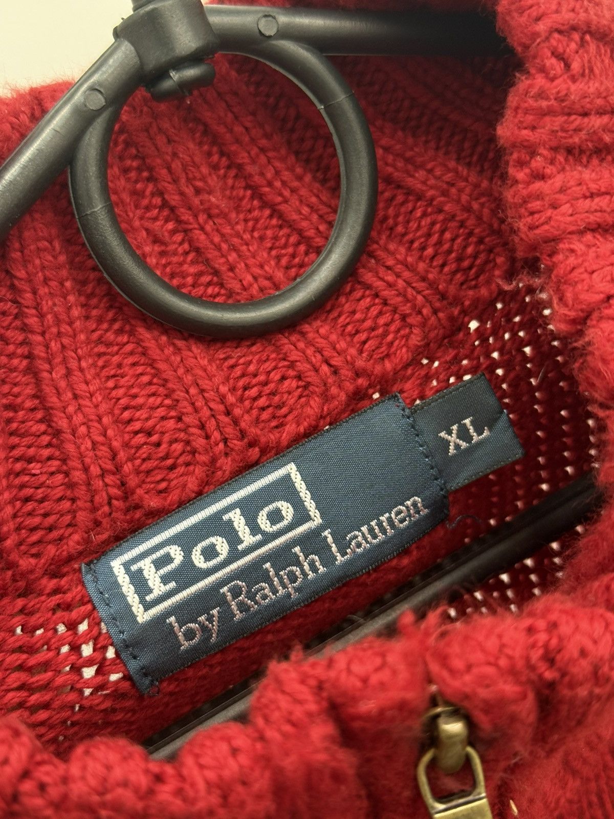 Polo Ralph Lauren Polo Ralph Lauren Cotton Heavy Knit Quater Zip Sweater Size US XL / EU 56 / 4 - 3 Thumbnail