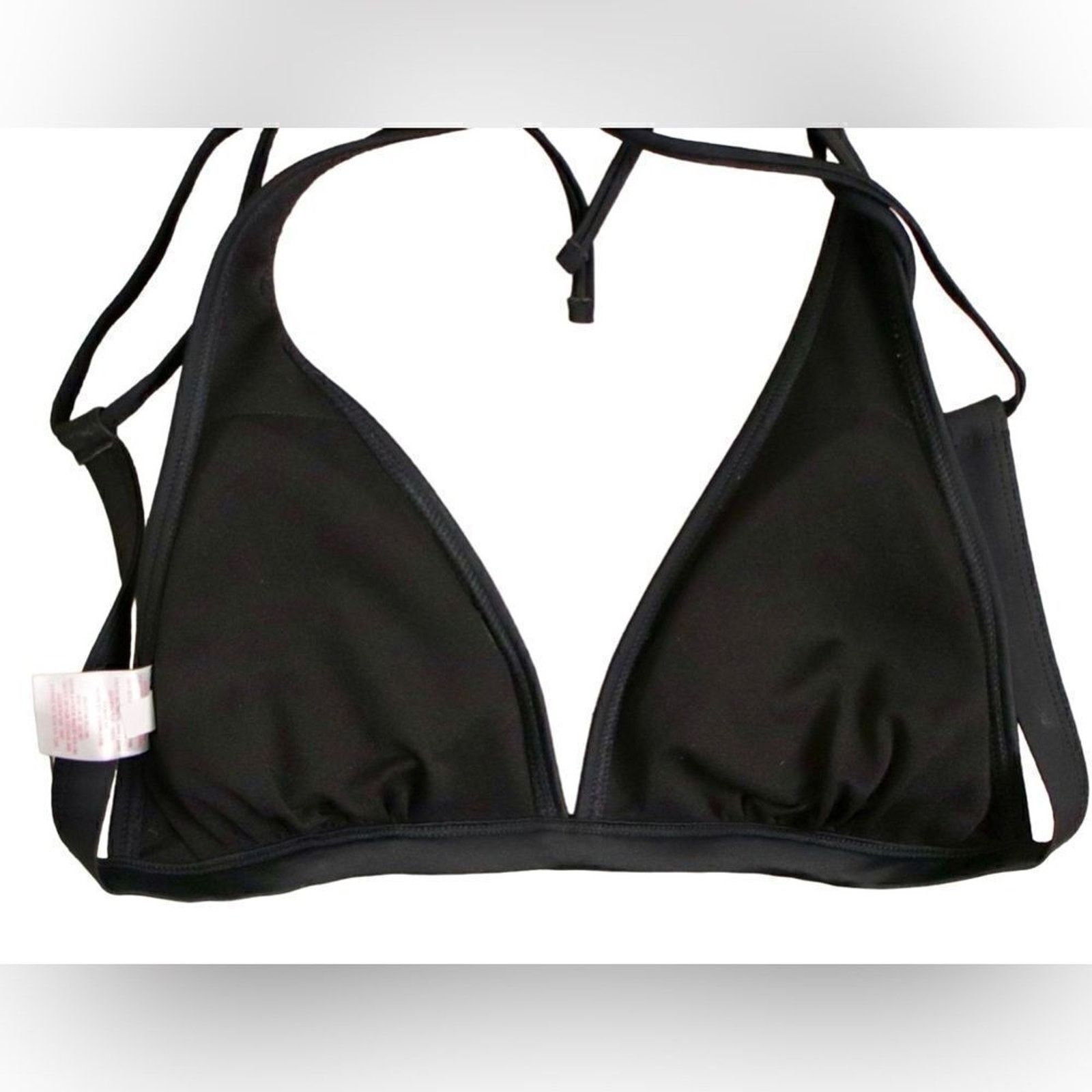Other Xhilaration Beaded Black String Bikini Swim Top LARGE Beach Size L / US 10 / IT 46 - 5 Thumbnail