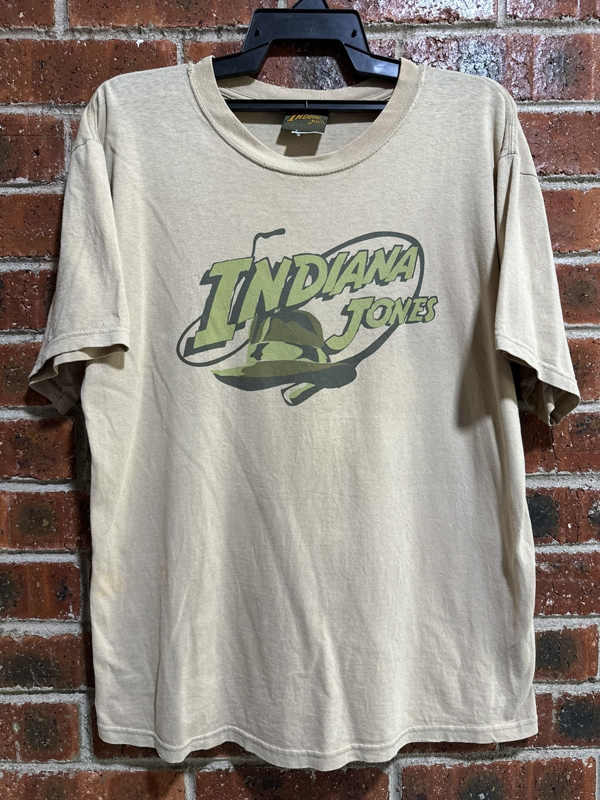 Planet Hollywood Thrashed Indiana Jones Sun Faded Tee Size US L / EU 52-54 / 3 - 1 Thumbnail