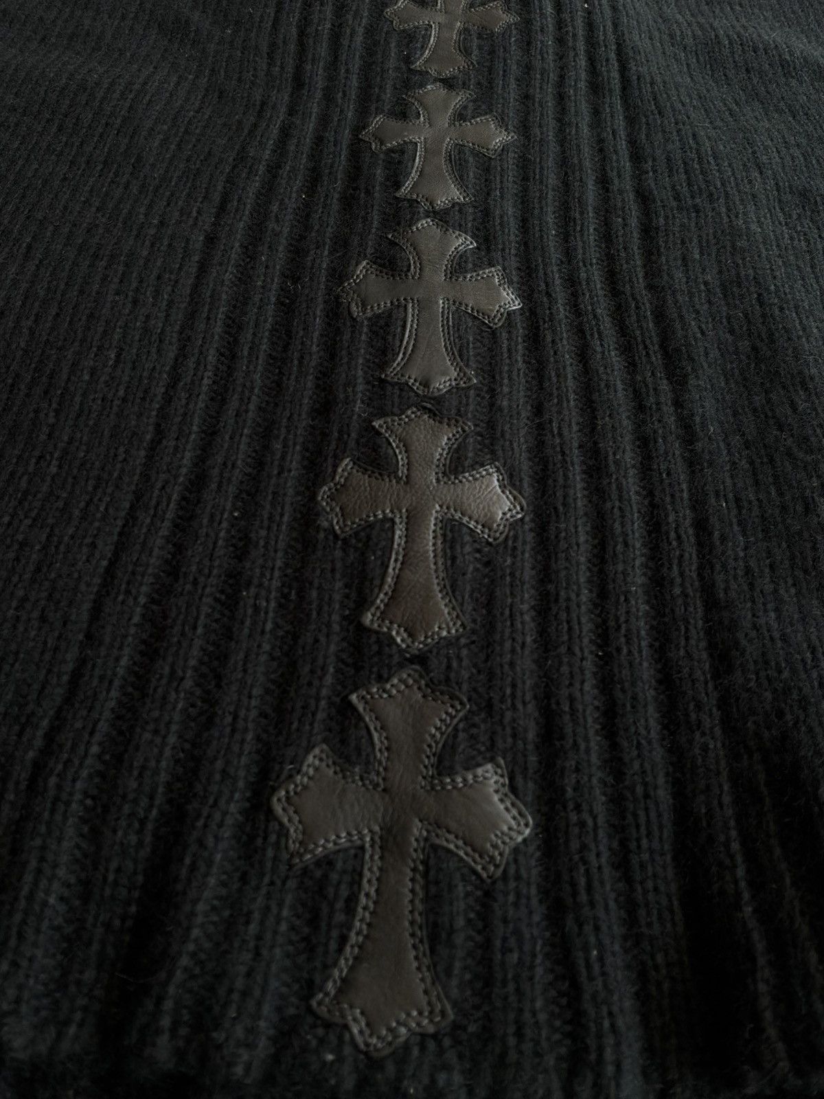 Chrome Hearts 1/1 VIP SPECIAL ORDER CROSS PATCHES CASHMERE CARDIGAN COAT Size US S / EU 44-46 / 1 - 6 Thumbnail