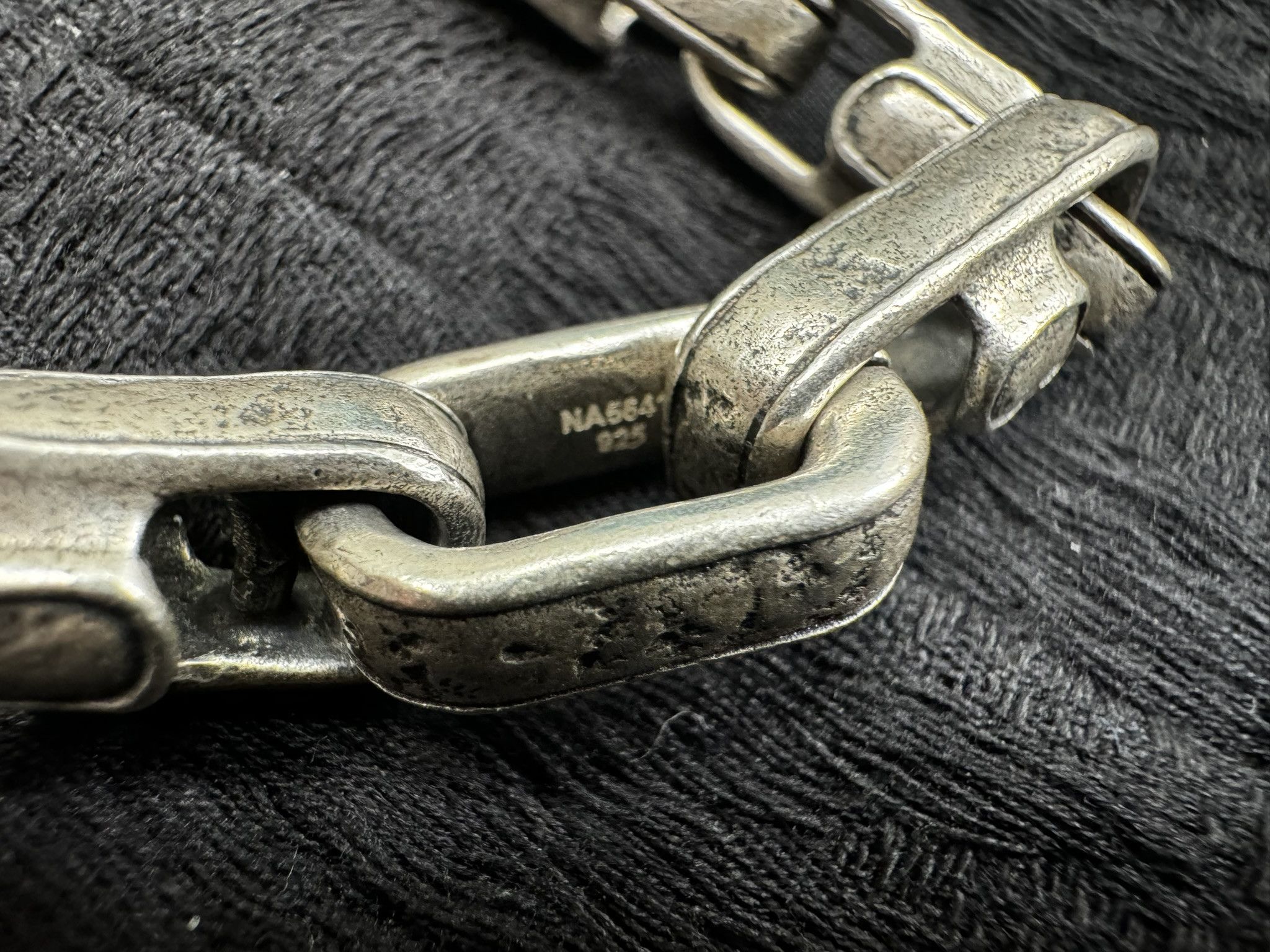 John Varvatos JOHN VARVATOS Distressed"Chain Necklace in .925 MSRP $1598 Size ONE SIZE - 6 Thumbnail