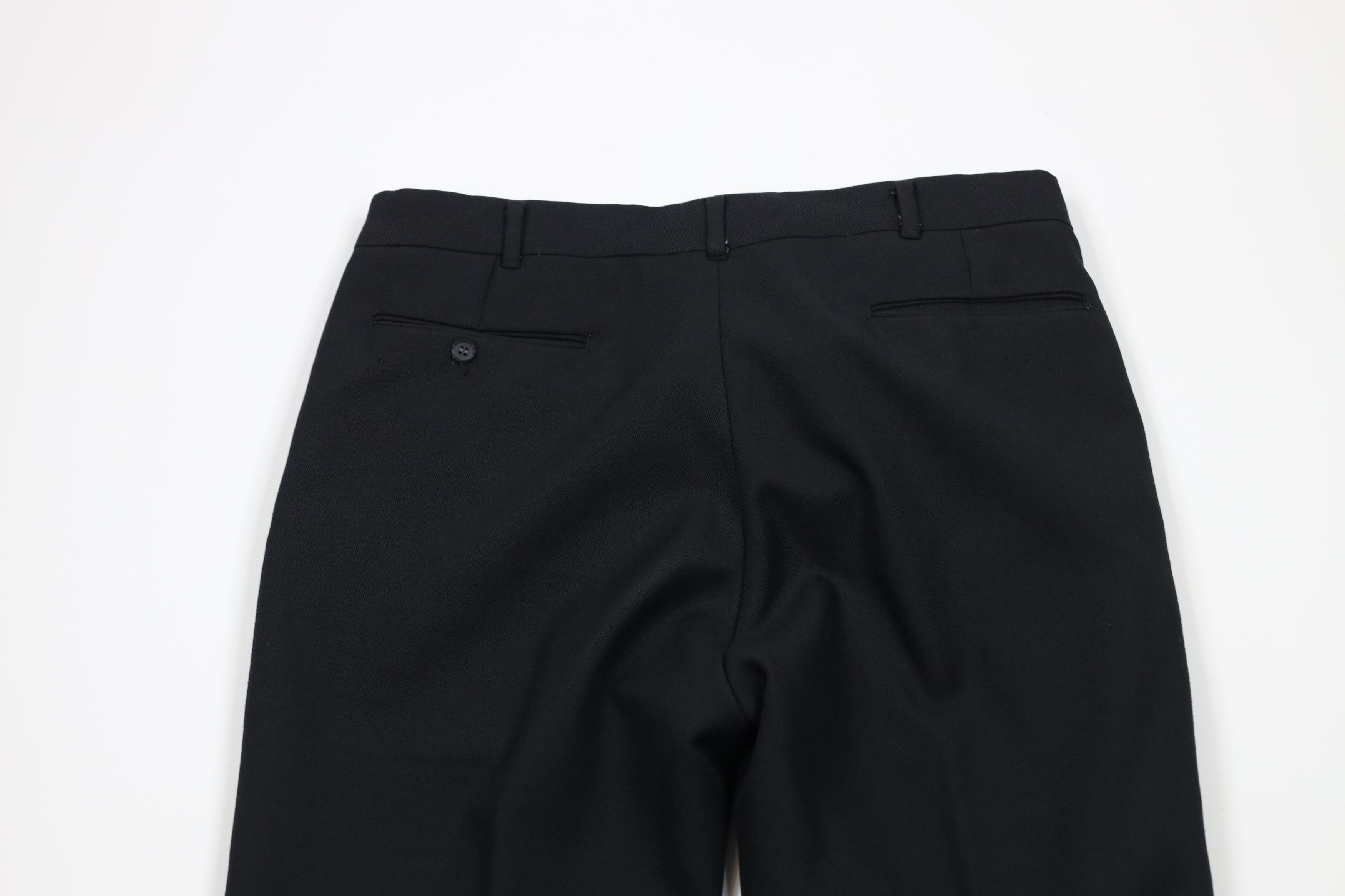 Vintage Vintage 70s Streetwear Flared Wide Leg Chino Pants Black USA Size US 32 / EU 48 - 11 Thumbnail