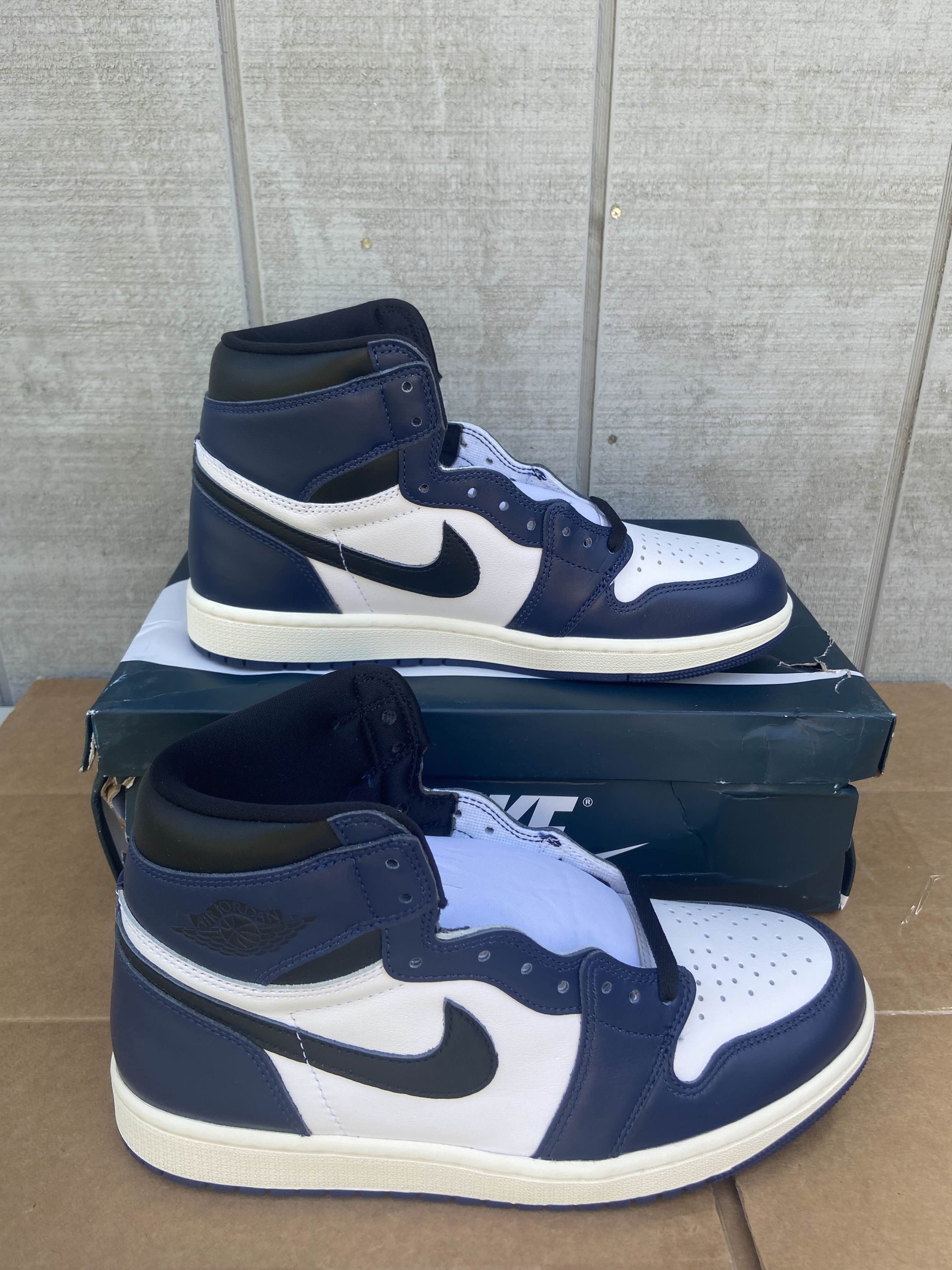 Nike Air Jordan 1 Retro OG High Midnight Navy Unreleased Sz 9.5 Size US 9.5 / EU 42-43 - 1 Thumbnail